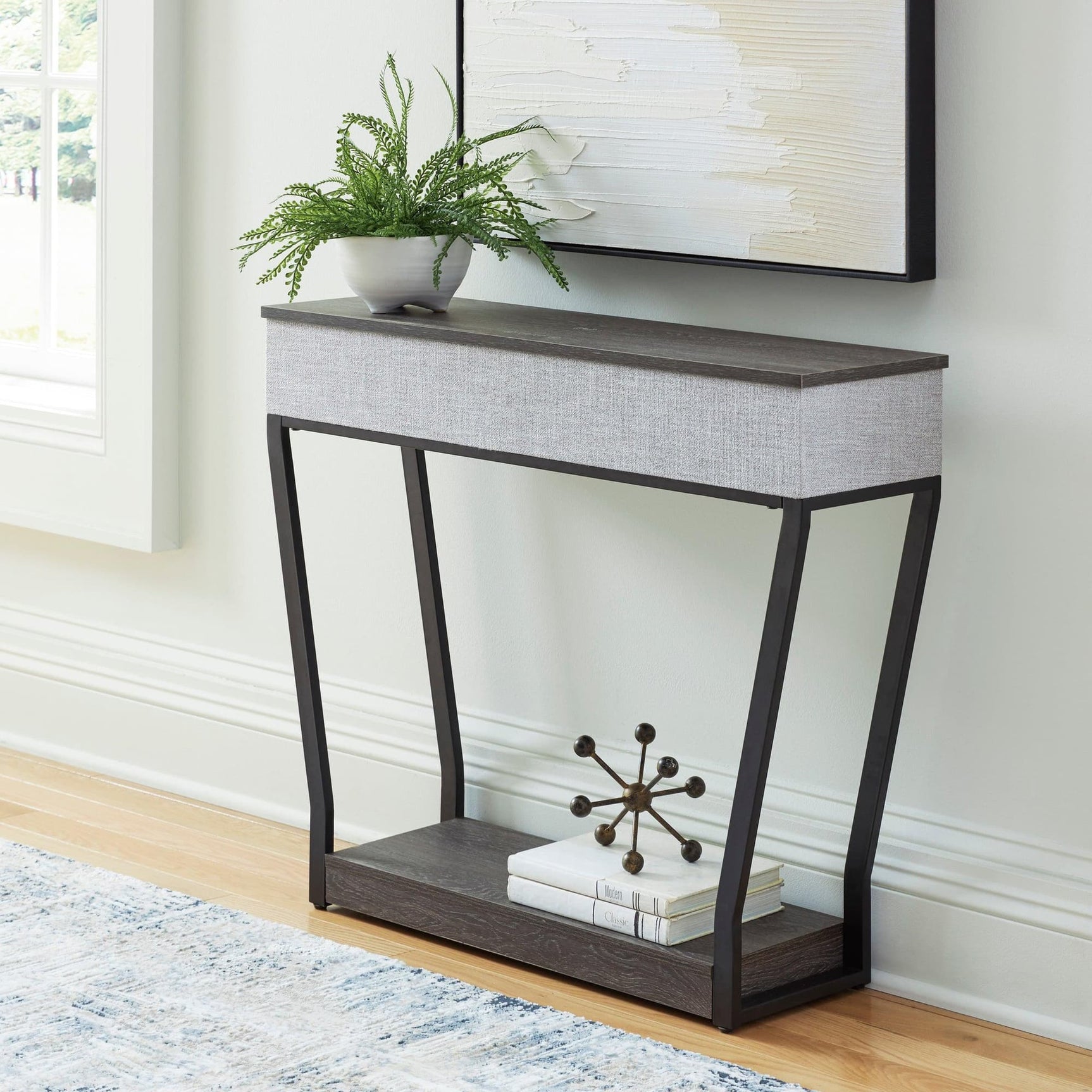 A4000640 Console Sofa Table W/speaker & Charger - Ella Furniture