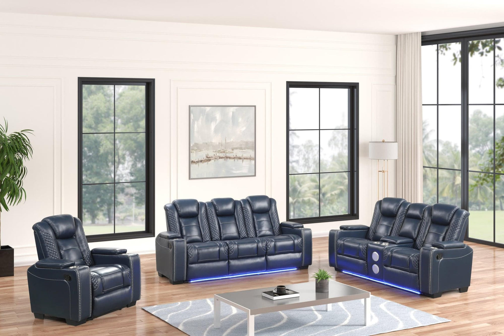 Stefano40 3Pc Reclining Set - Ella Furniture
