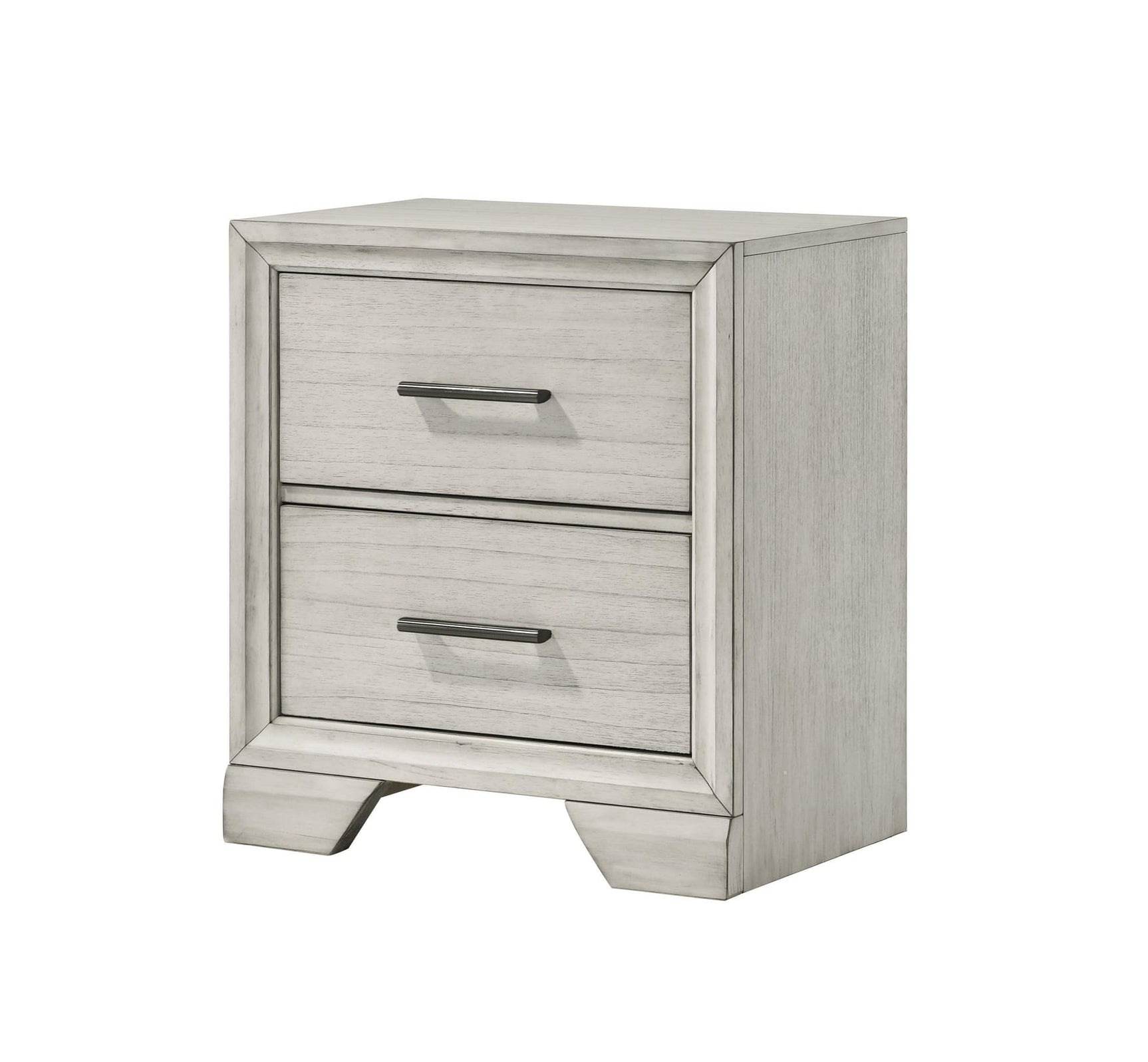 Jaymes White 2 Drawers Nightstand