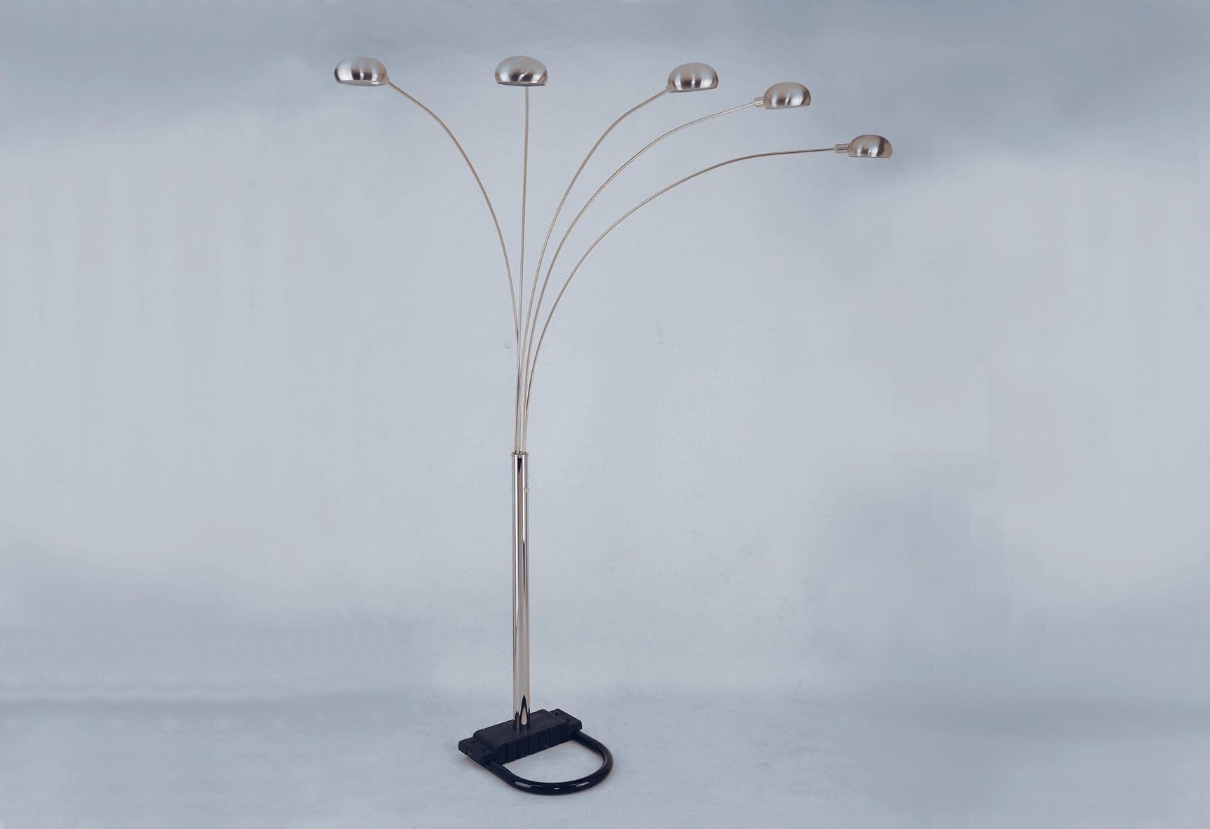 Pewter Gold Metal Shade Floor Lamp 82"H - Ella Furniture