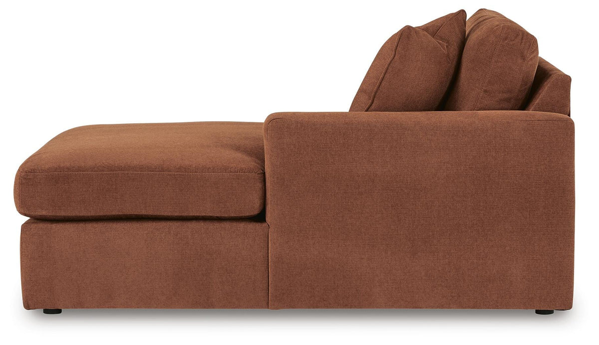 Modmax Spice 6-Piece Sectional with Ottoman — side view