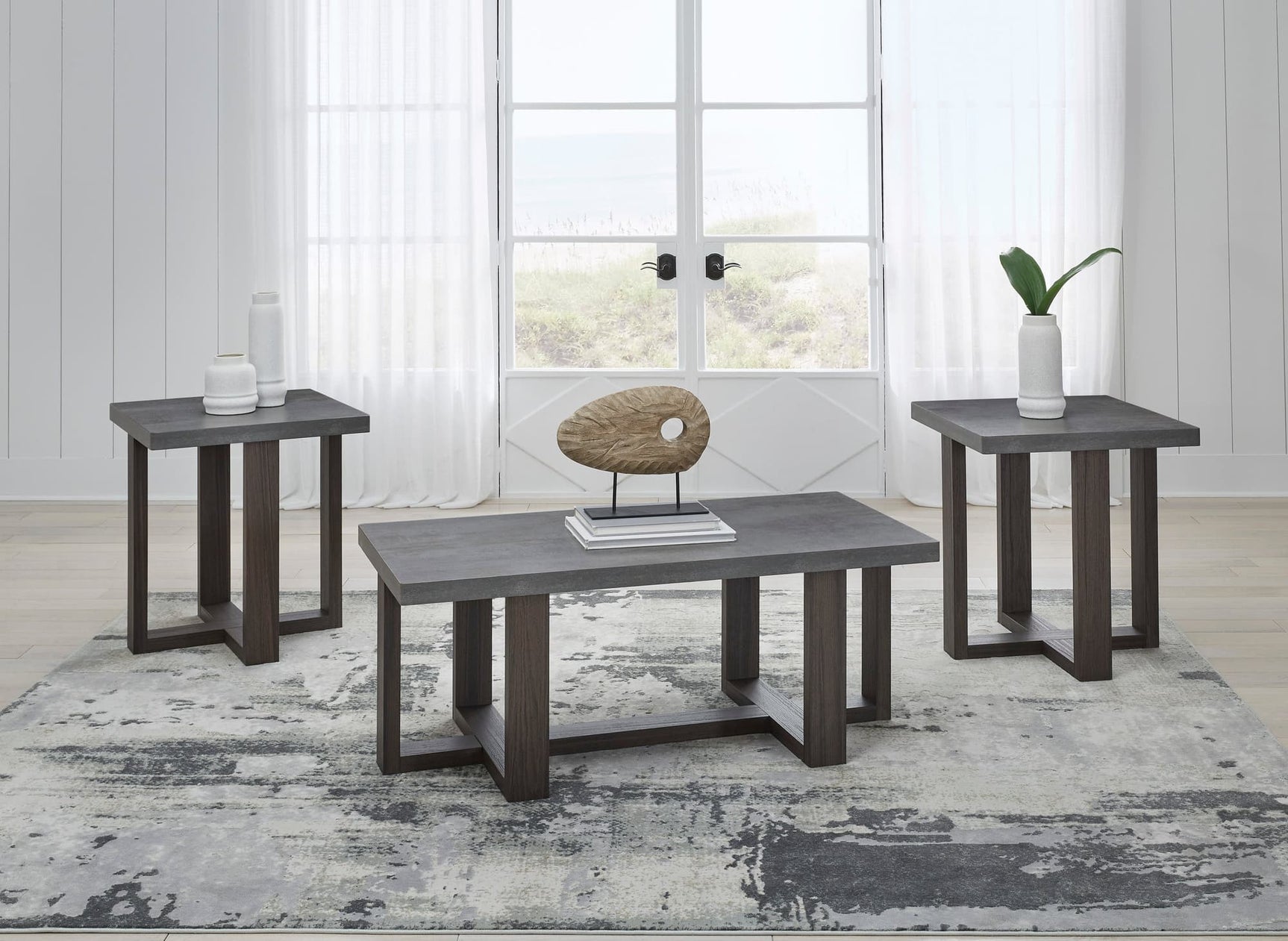 Talisman Gray Occasional Table Set