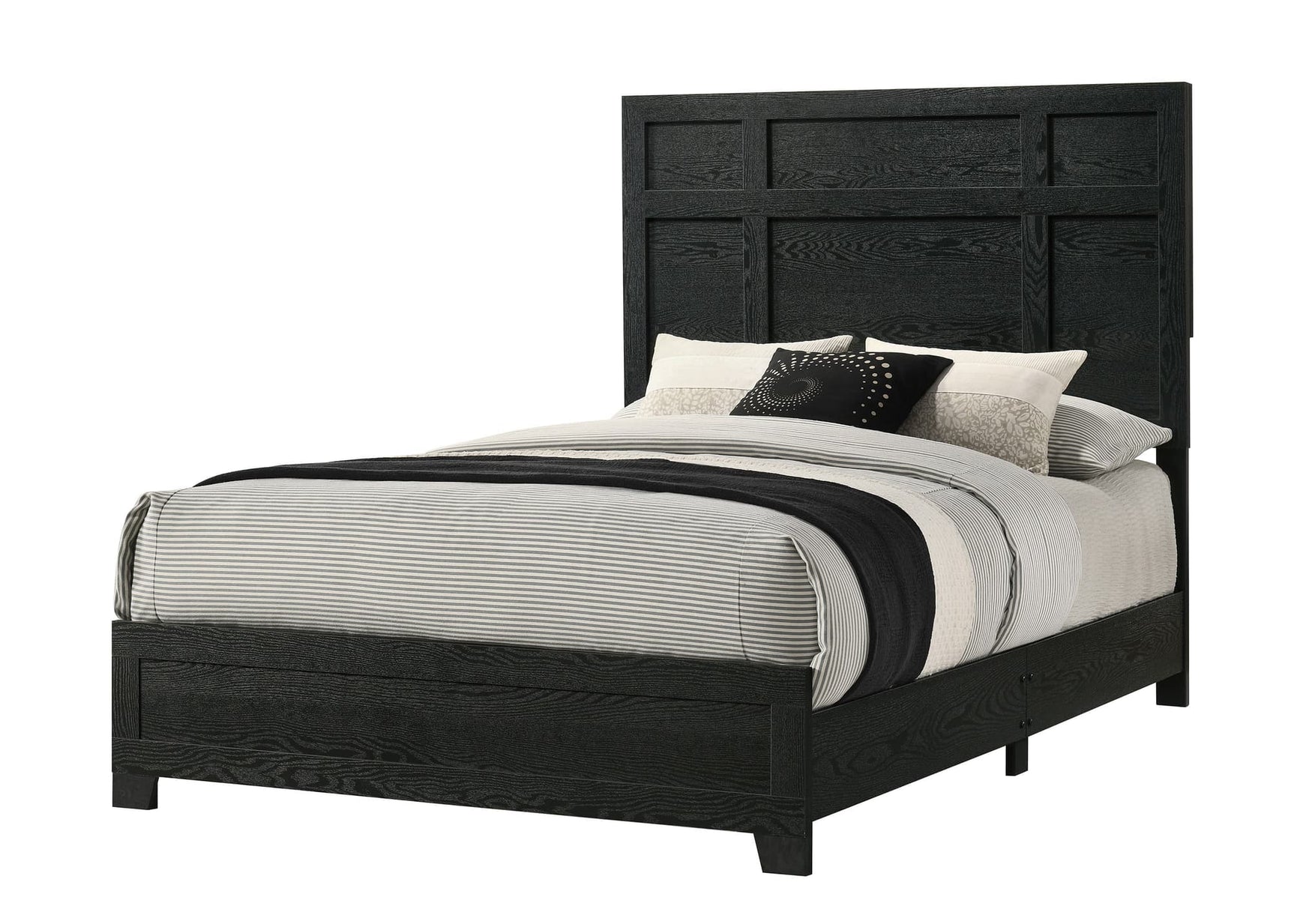Cadence Black Panel King Bed