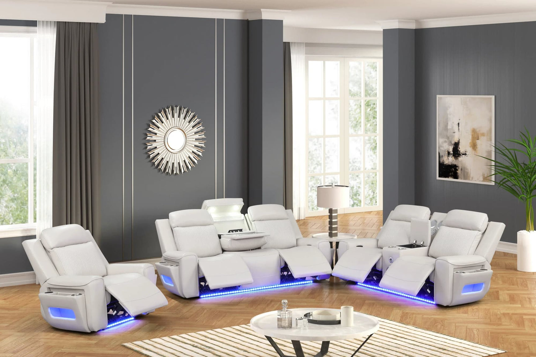 Rolls Royce Sand 3-Piece Power Reclining Set