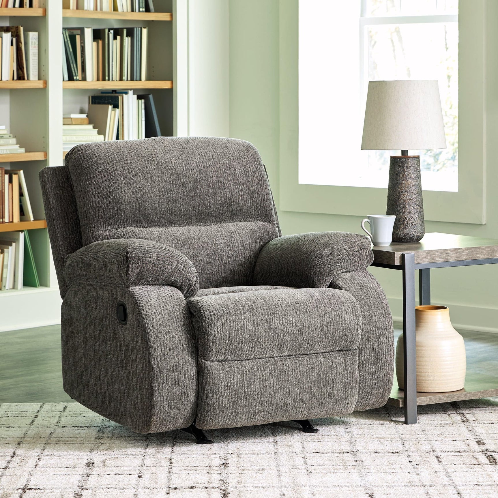 Scranto Brindle Microfiber Recliner
