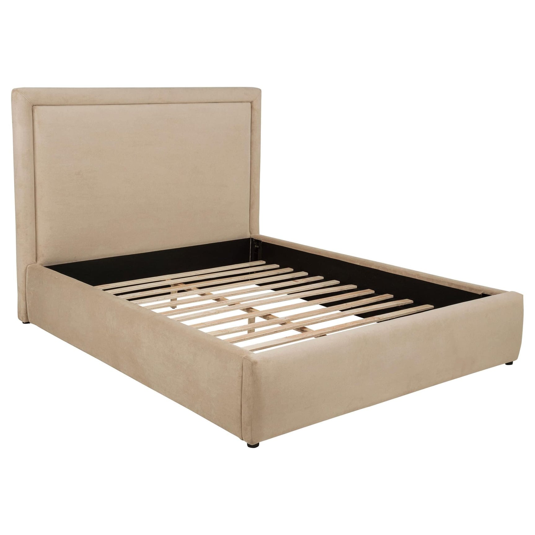 Lawson 55-inch Upholstered Eastern King Platform Bed Saddle