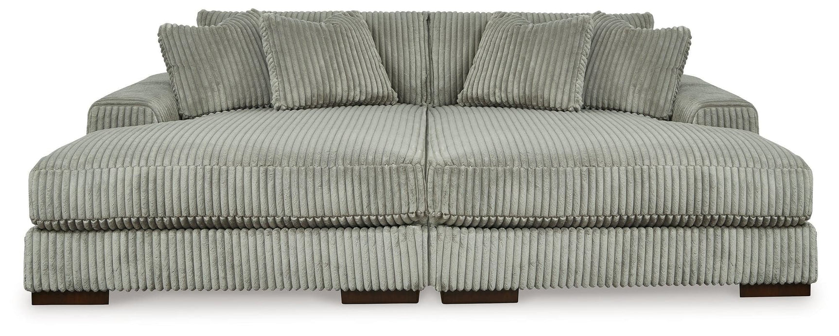 Lindyn Fog Super Chaise - Ella Furniture