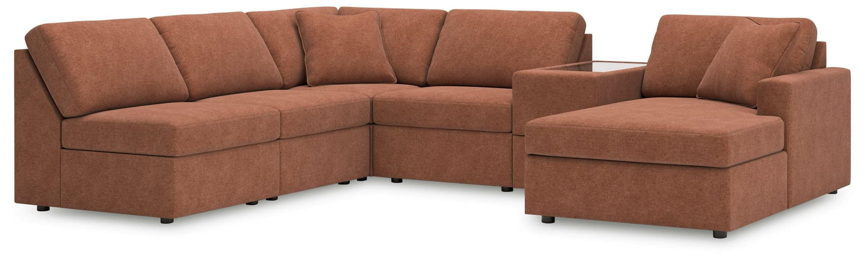 Modmax Spice Nuvella® 6-Piece Sectional with Chaise