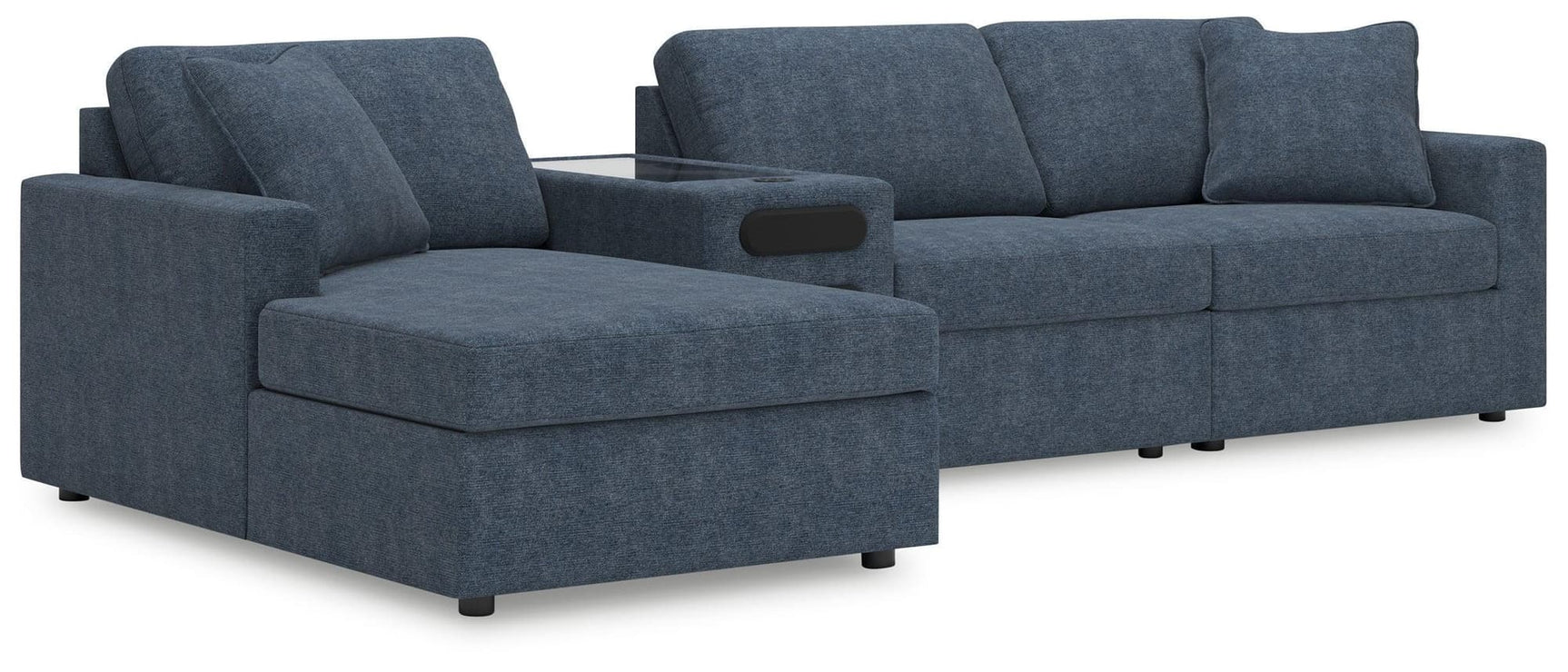 Modmax Ink Nuvella® 4-Piece Sectional with Chaise