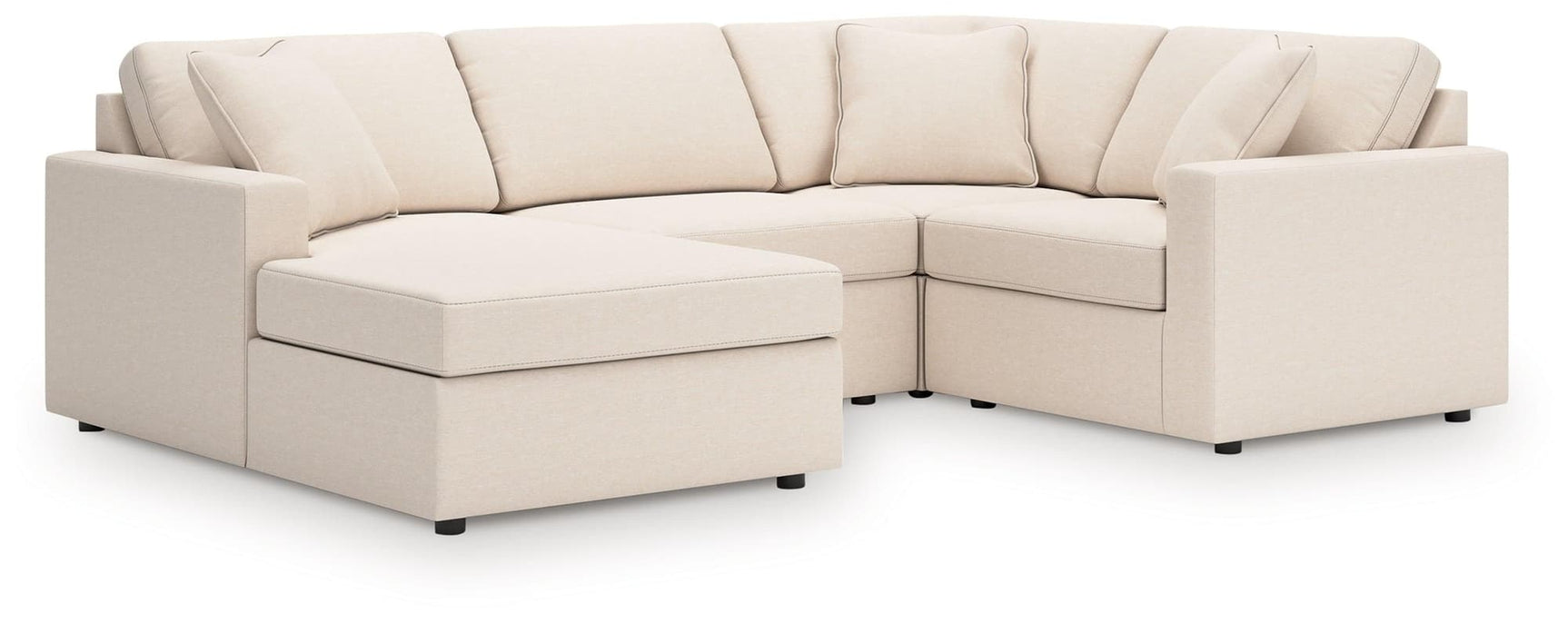 Modmax Oyster 4-Piece Sectional with Chaise
