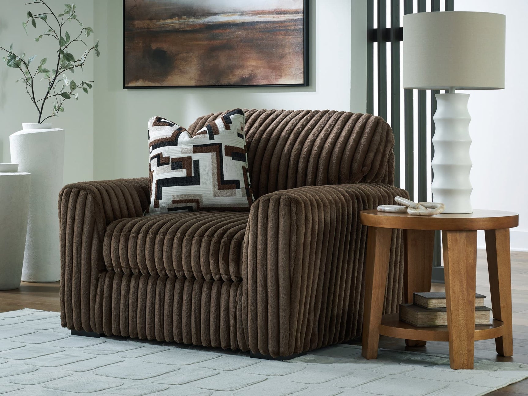 Midnight-Madness Chocolate Oversized Chair
