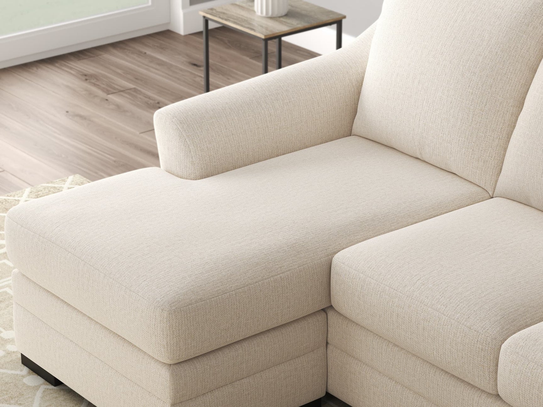Lango Jute Sofa and Ottoman