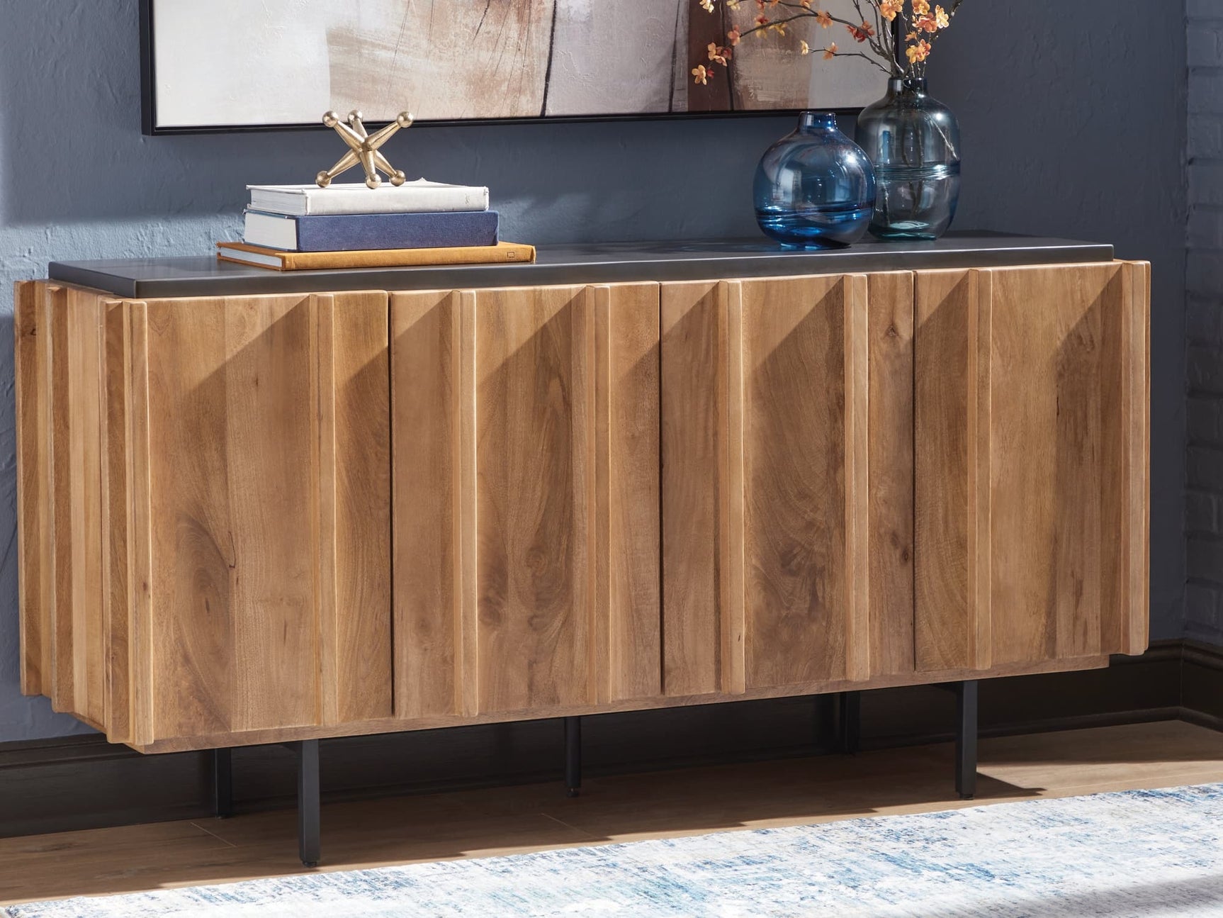 Quintavious Brown/Charcoal Accent Cabinet