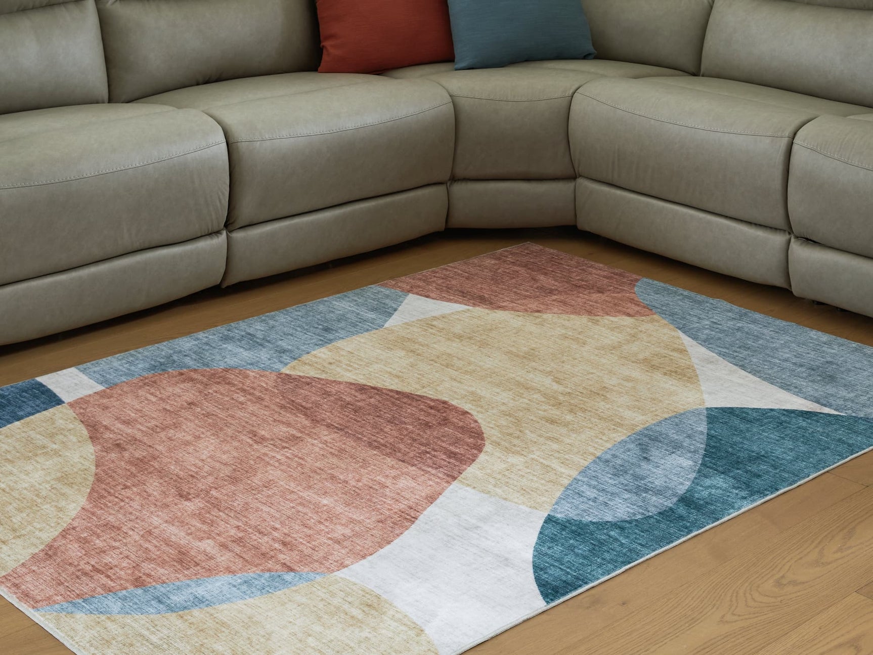 Chanleigh Multi Washable 5' x 7' Area Rug