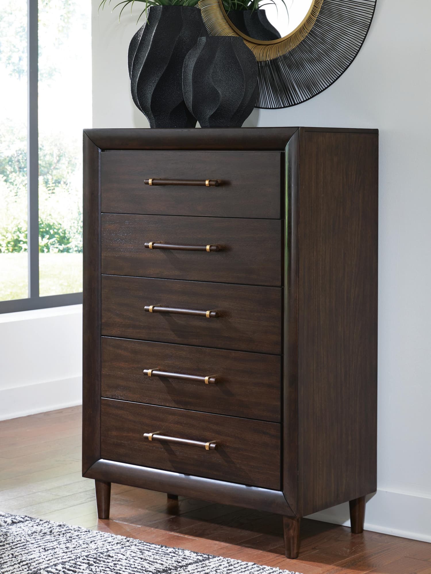 Dantenton Merlot Chest of Drawers