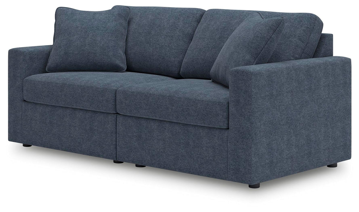 Modmax Ink Sofa and Loveseat Set — angled view