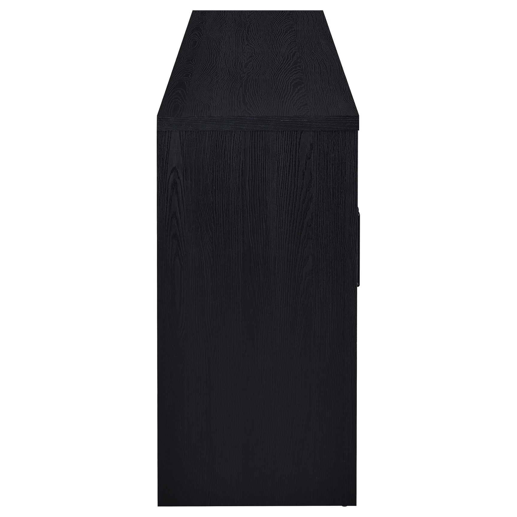 Riva 4-door Dining Sideboard Buffet Storage Credenza Black