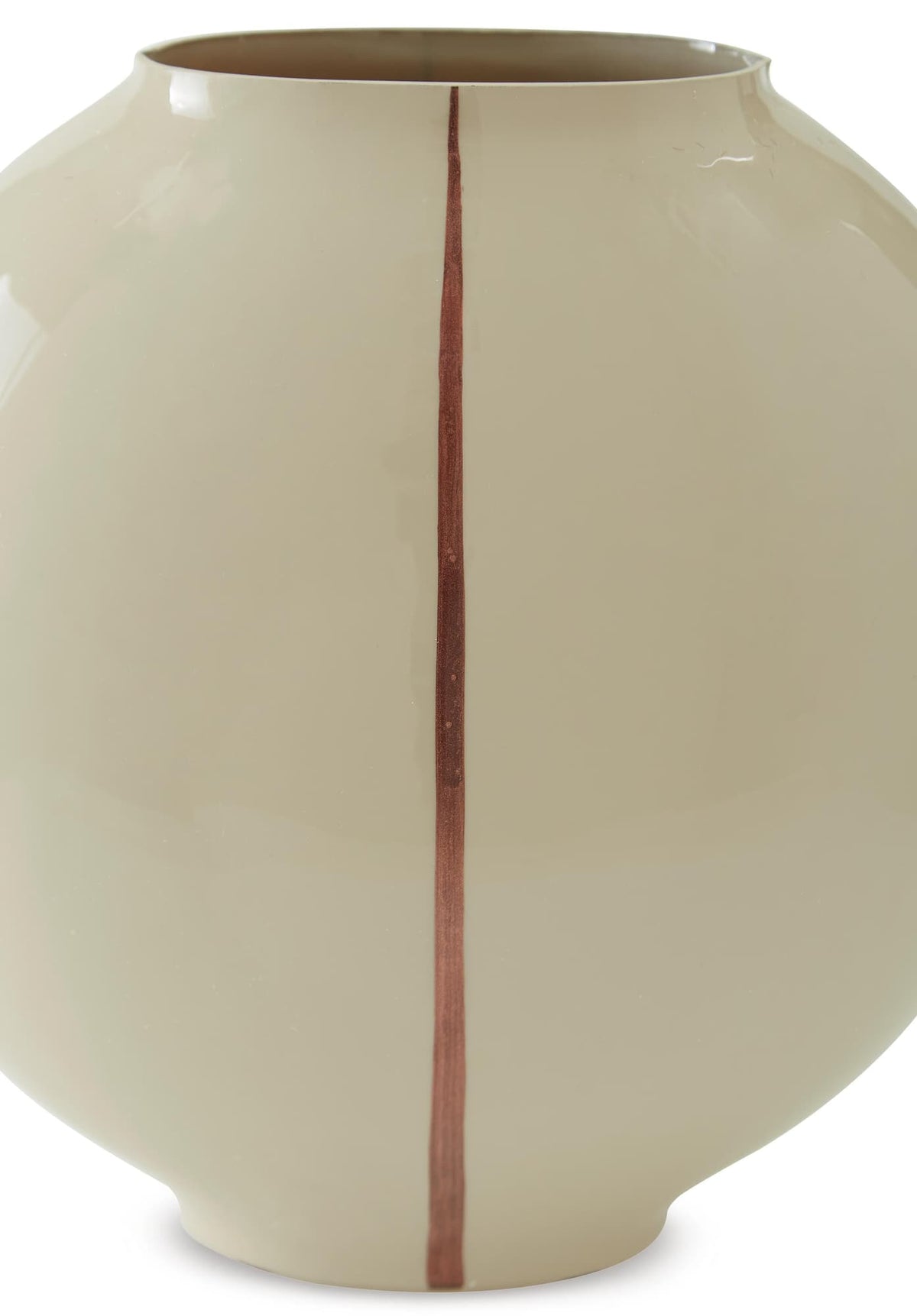 Sheabourne Cream Round Glass Vase — product image 5