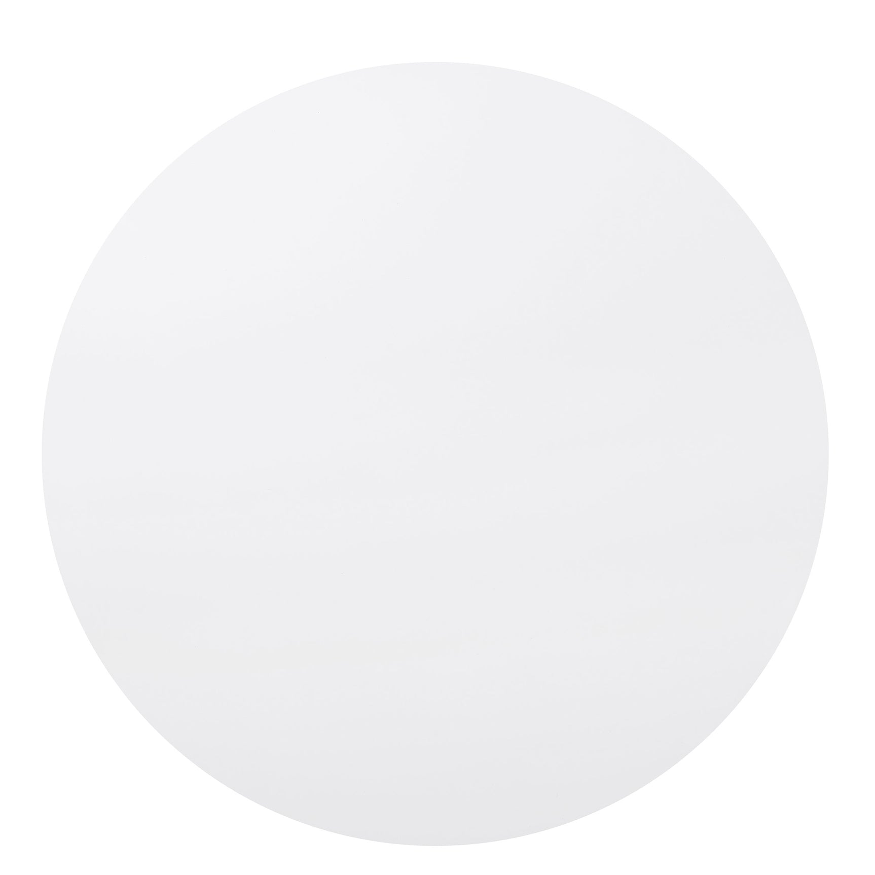 Lowry White Black Round Dining Room Set