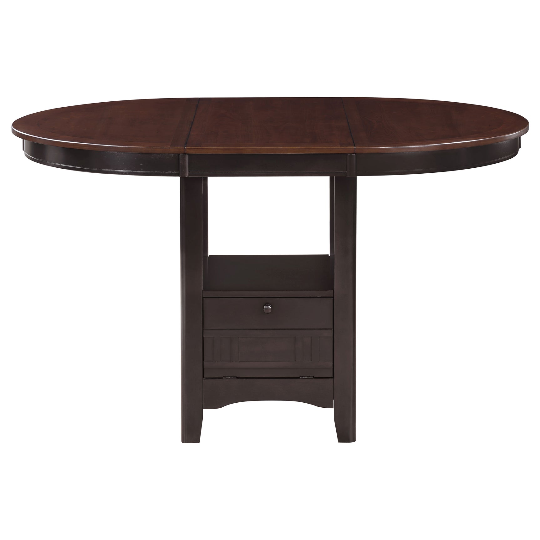 Lavon Chestnut Oval Counter Height Set