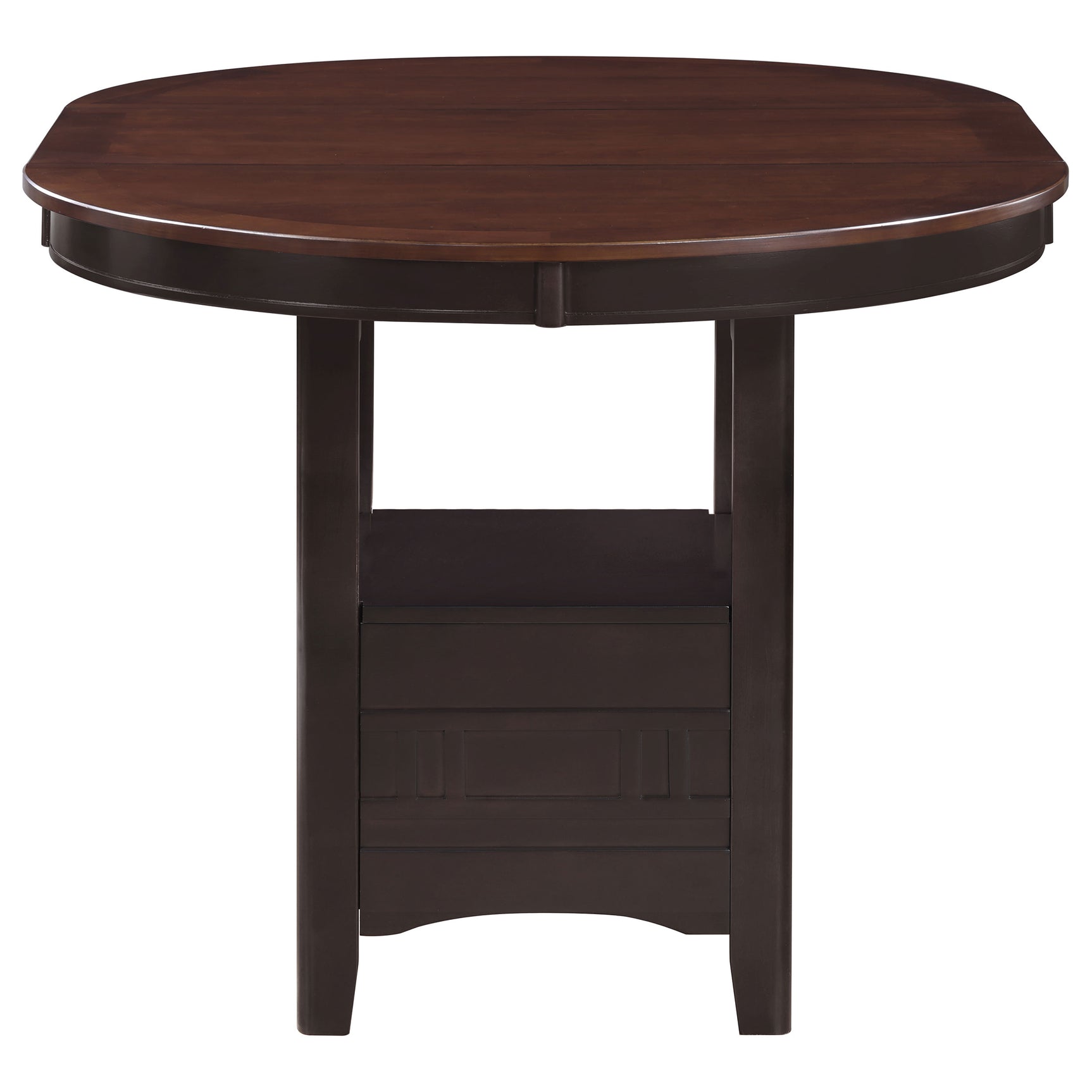 Lavon Chestnut Oval Counter Height Set