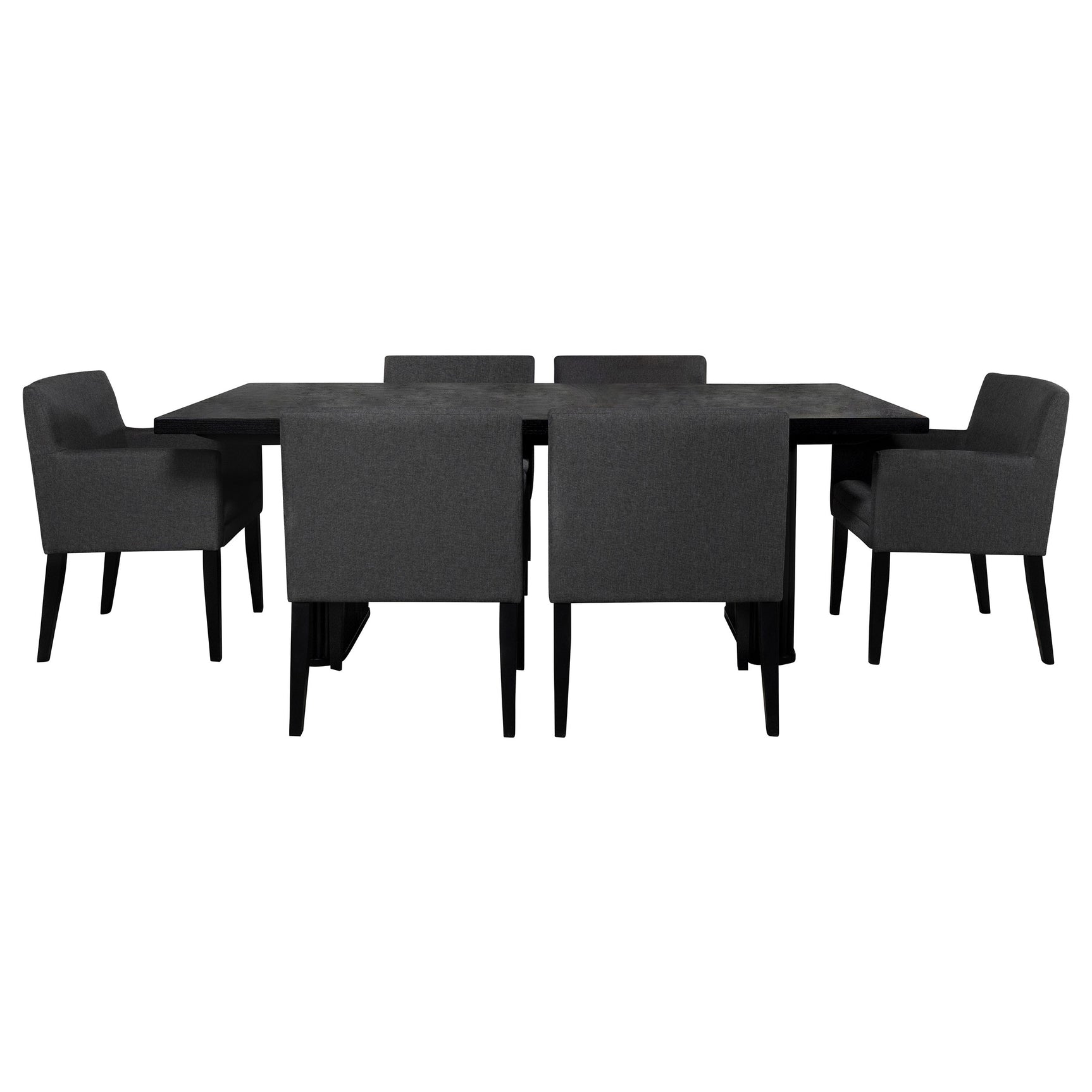 Catherine Black Rectangular Dining Room Set