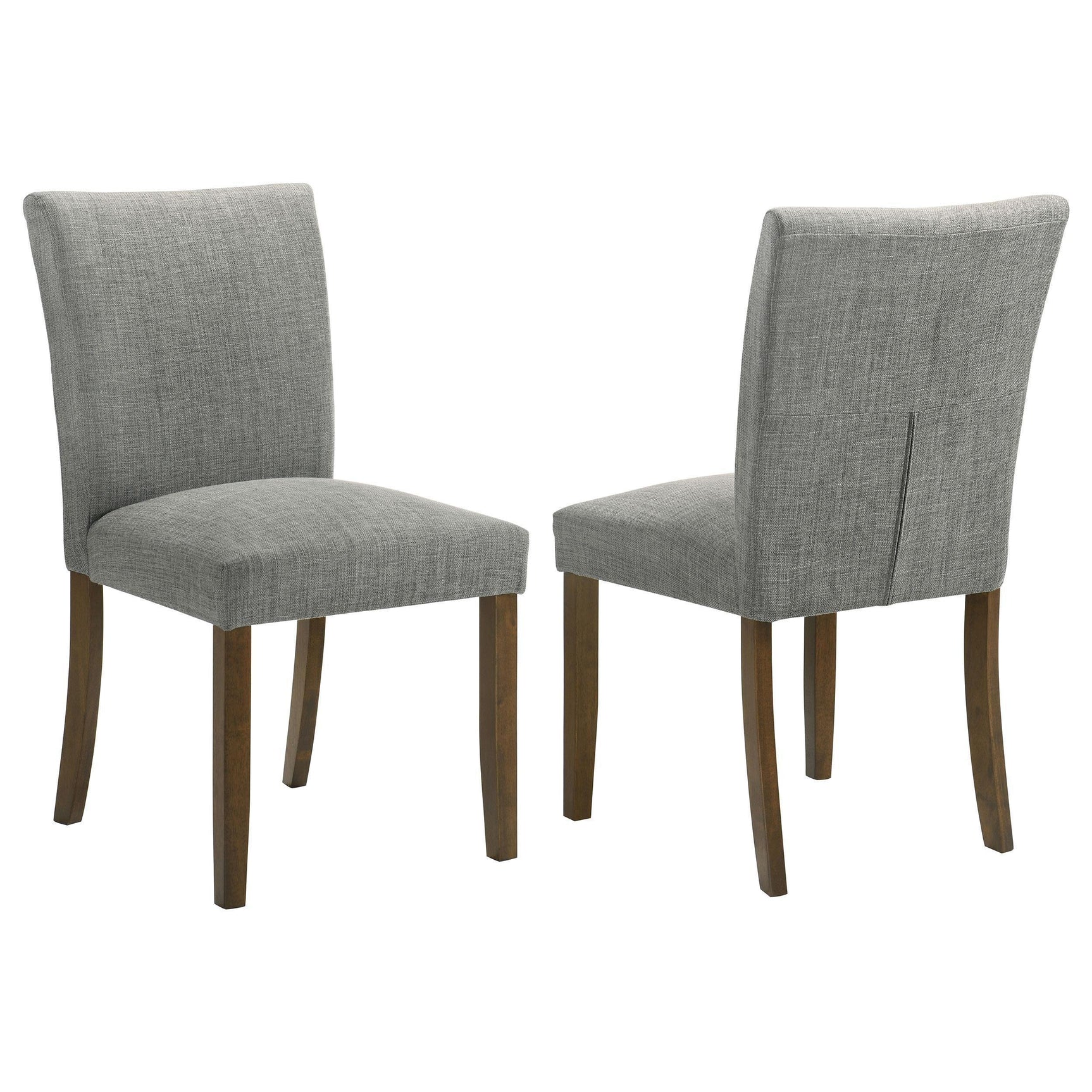 Cantley Upholstered Dining Side Chair Gray (Set of 2) 106379