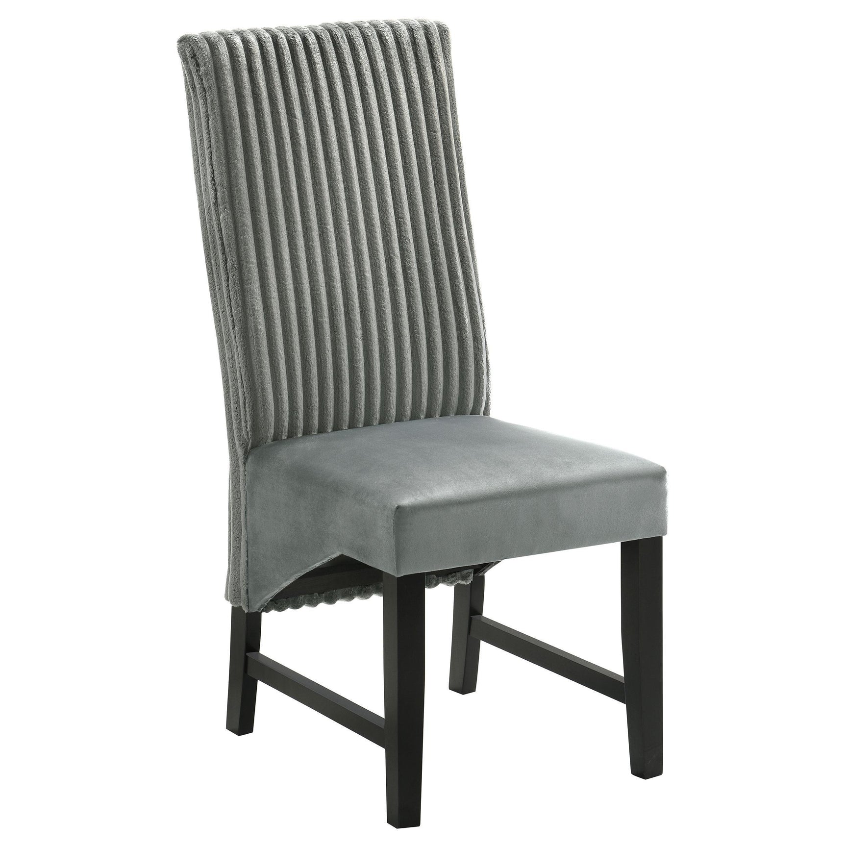 Barrand Upholstered Dining Side Chair Gray (Set of 2)