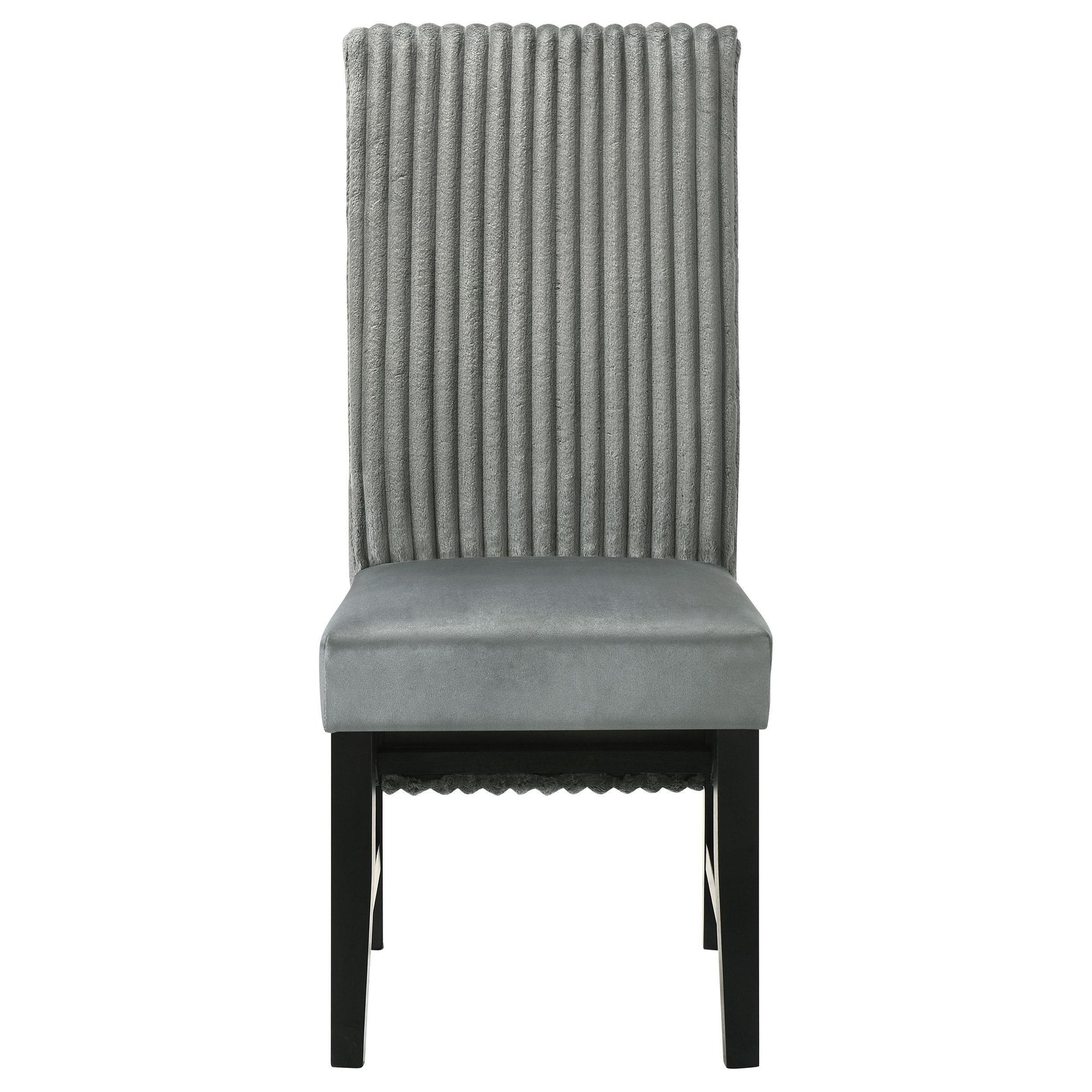 Barrand Upholstered Dining Side Chair Gray (Set of 2)