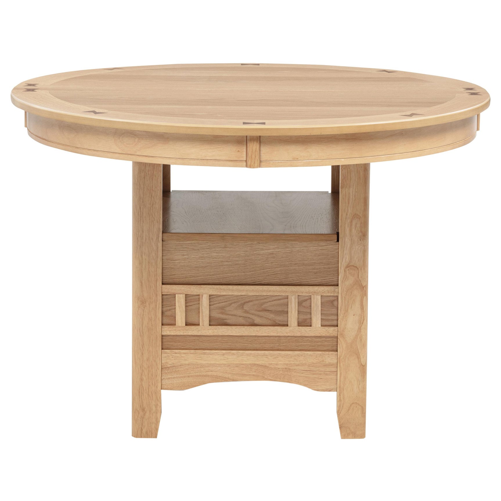 Lavon Oval 60-inch Wood Extension Leaf Dining Table Light Oak
