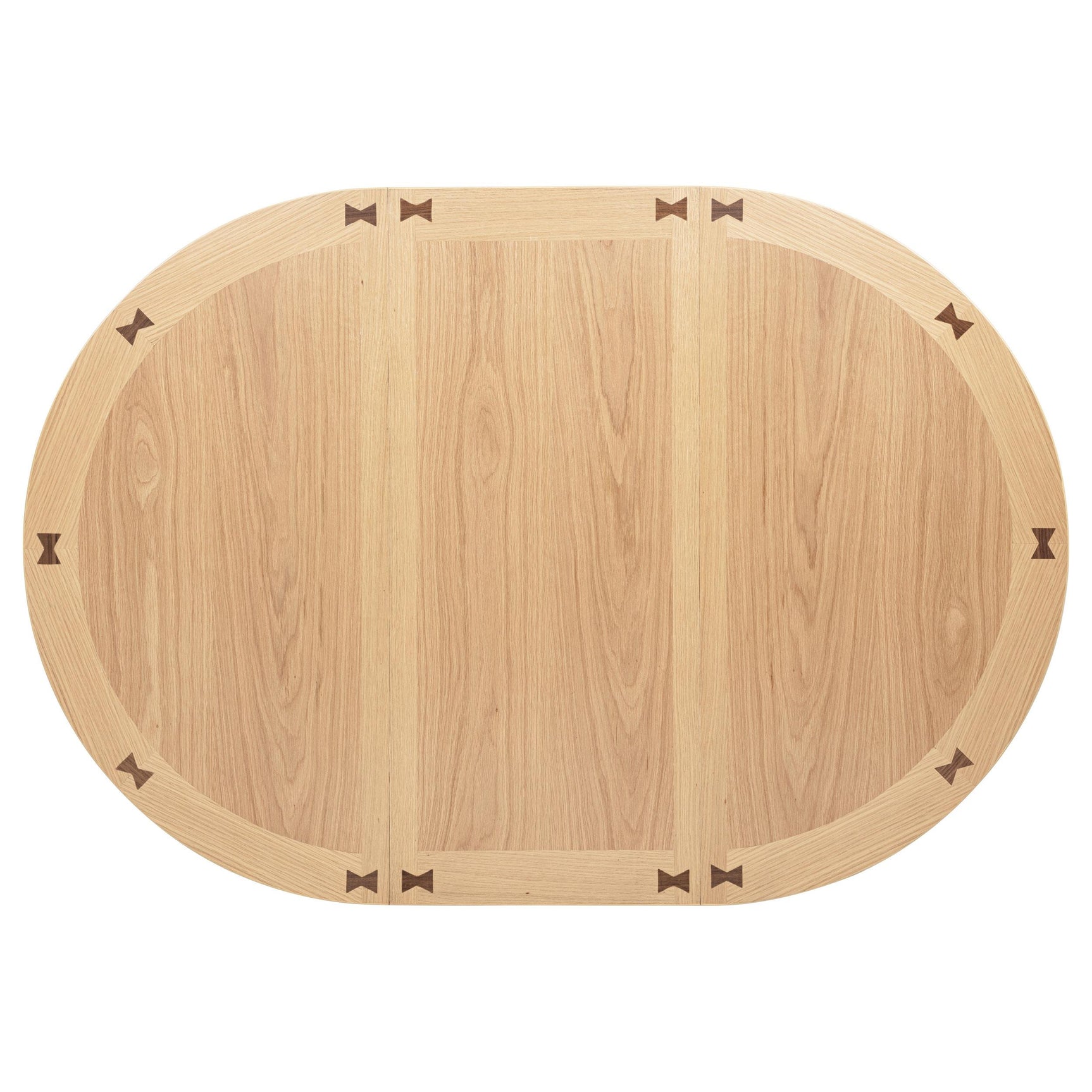 Lavon Oval 60-inch Wood Extension Leaf Dining Table Light Oak