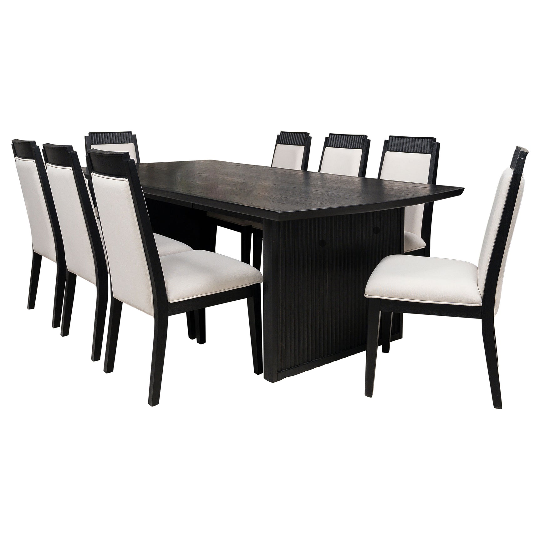 Brookmead Black Extension Leaf Dining Room Set