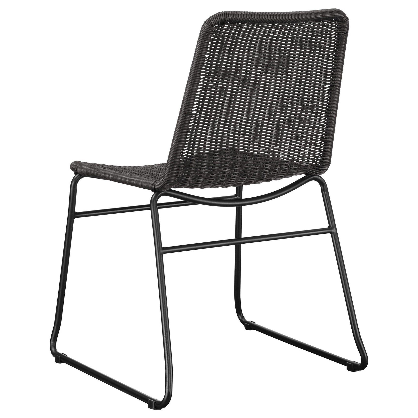 Aviano Gunmetal Circular Dining Set with 4 Anthracite Leatherette Chairs