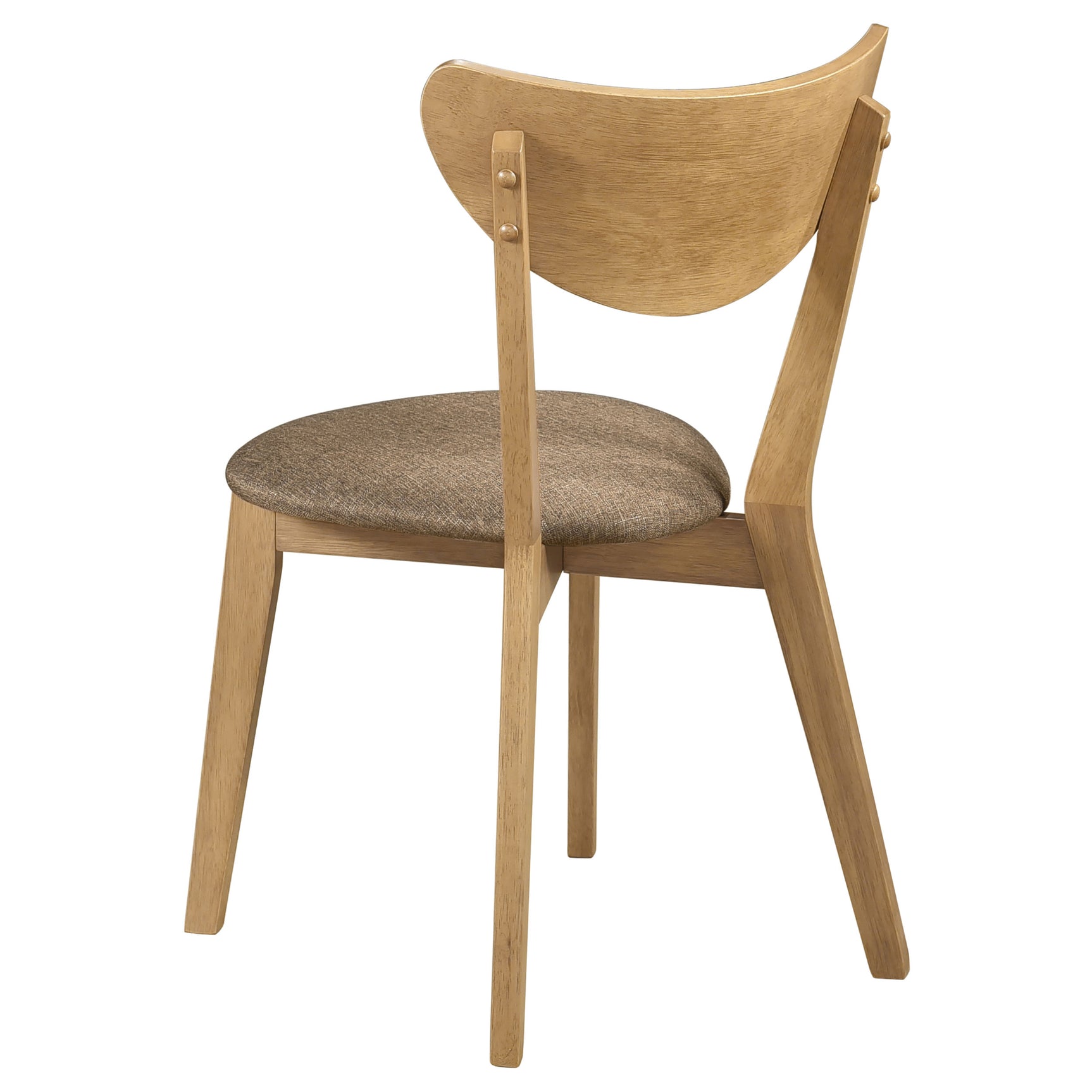 Elowen Light Walnut Round Solid Wood Dining Set