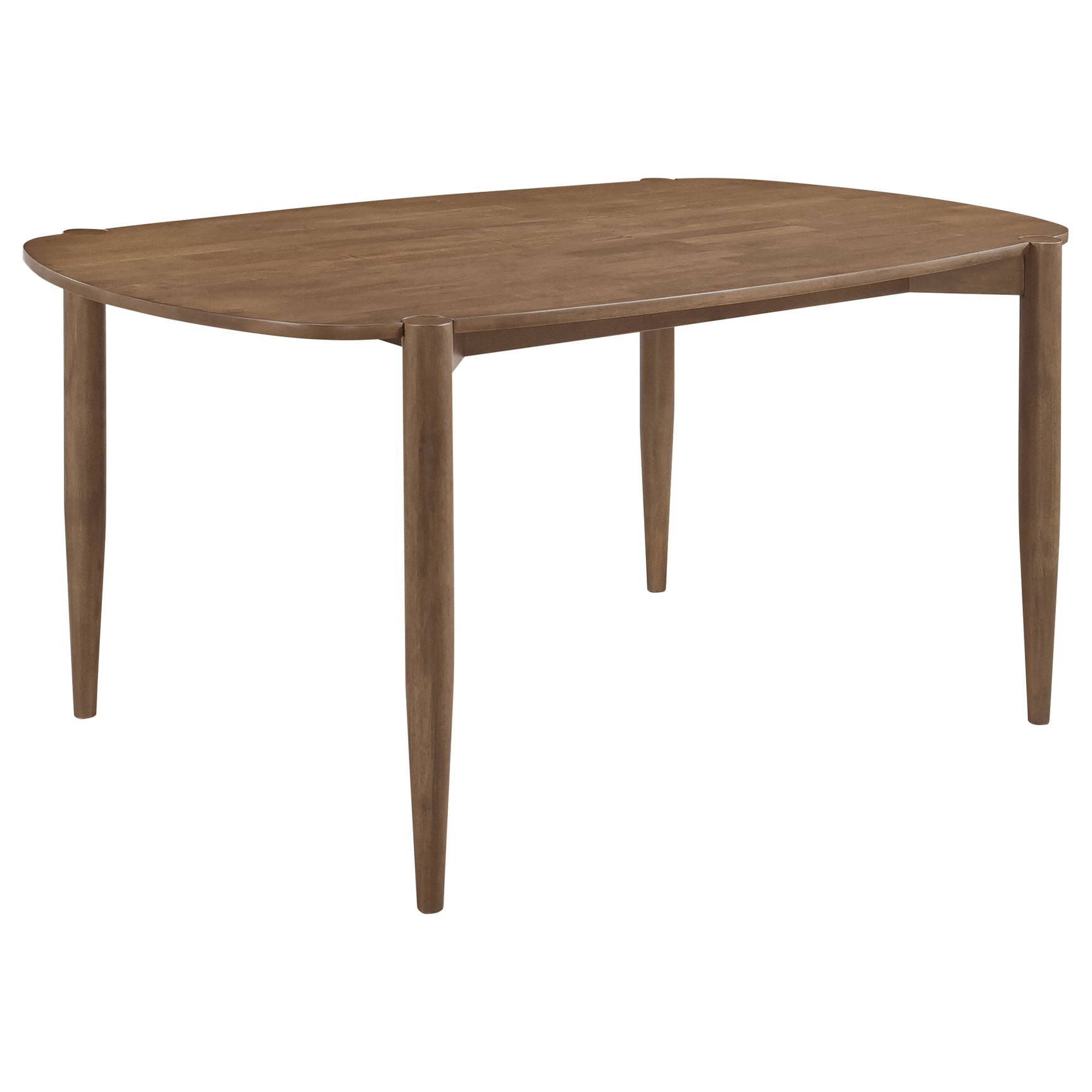 Dortch Walnut Oval Solid Wood Dining Room Set