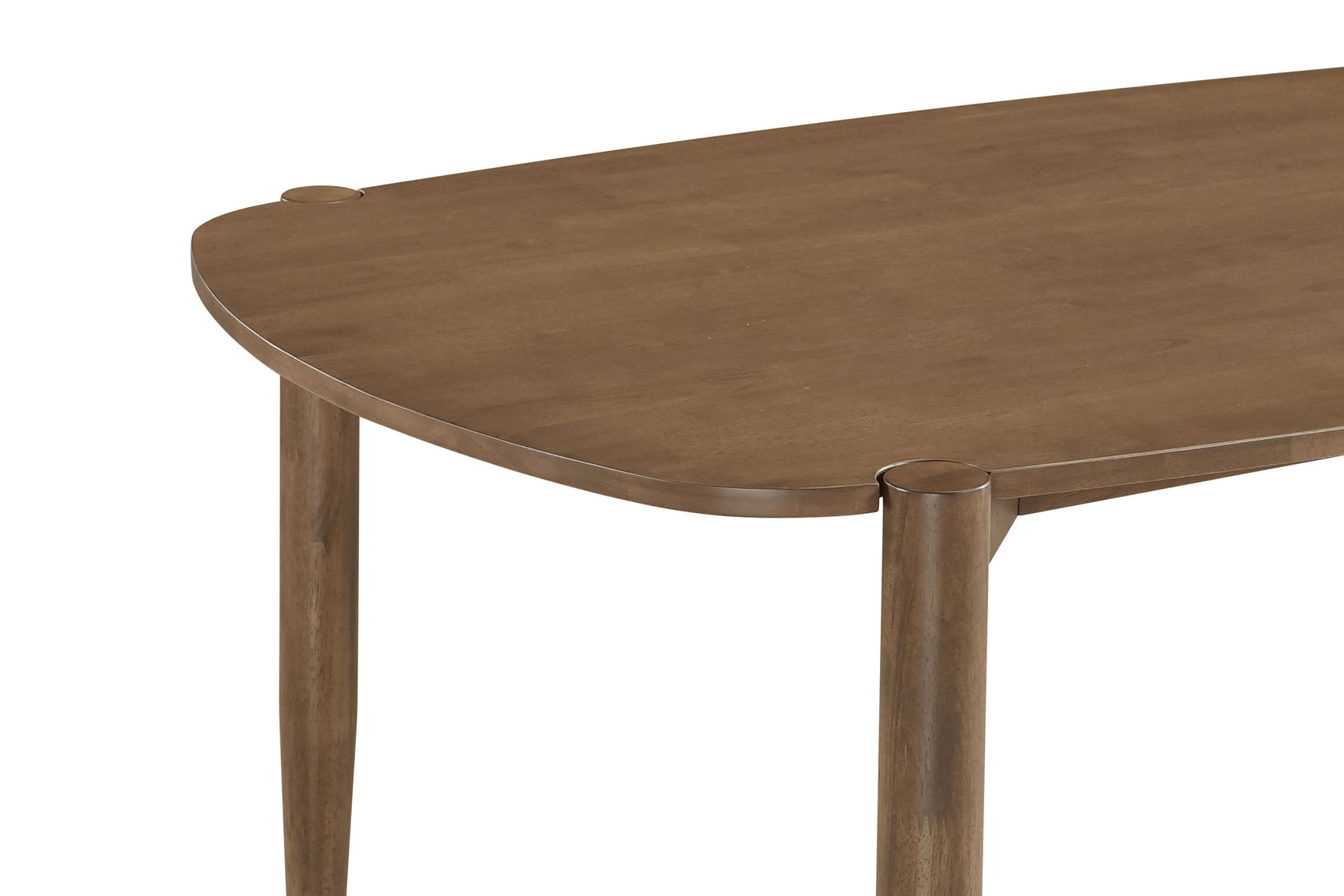Dortch Walnut Oval Solid Wood Dining Room Set
