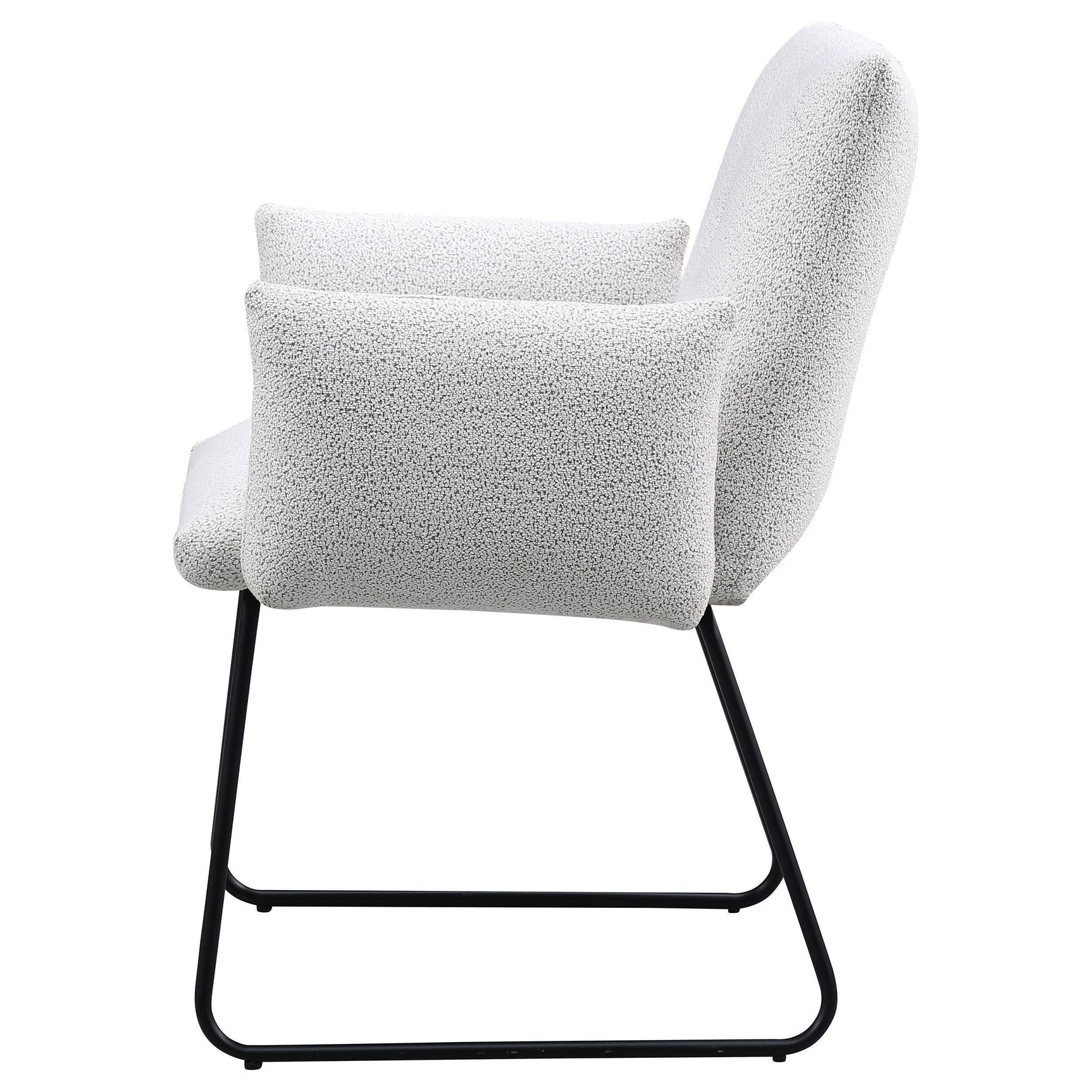 Ackland Upholstered Dining Side Chair Light Gray (Set of 2)