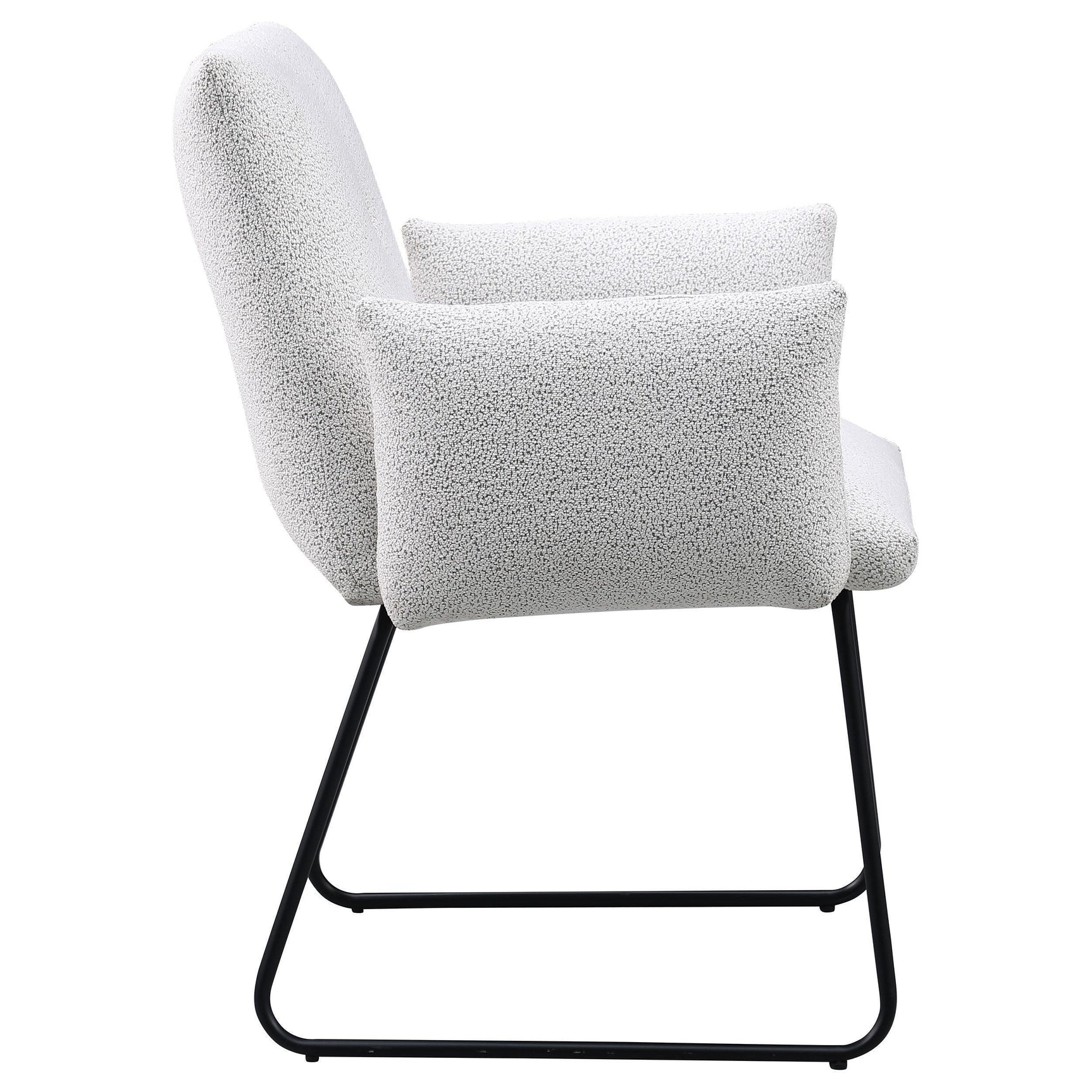 Ackland Upholstered Dining Side Chair Light Gray (Set of 2)