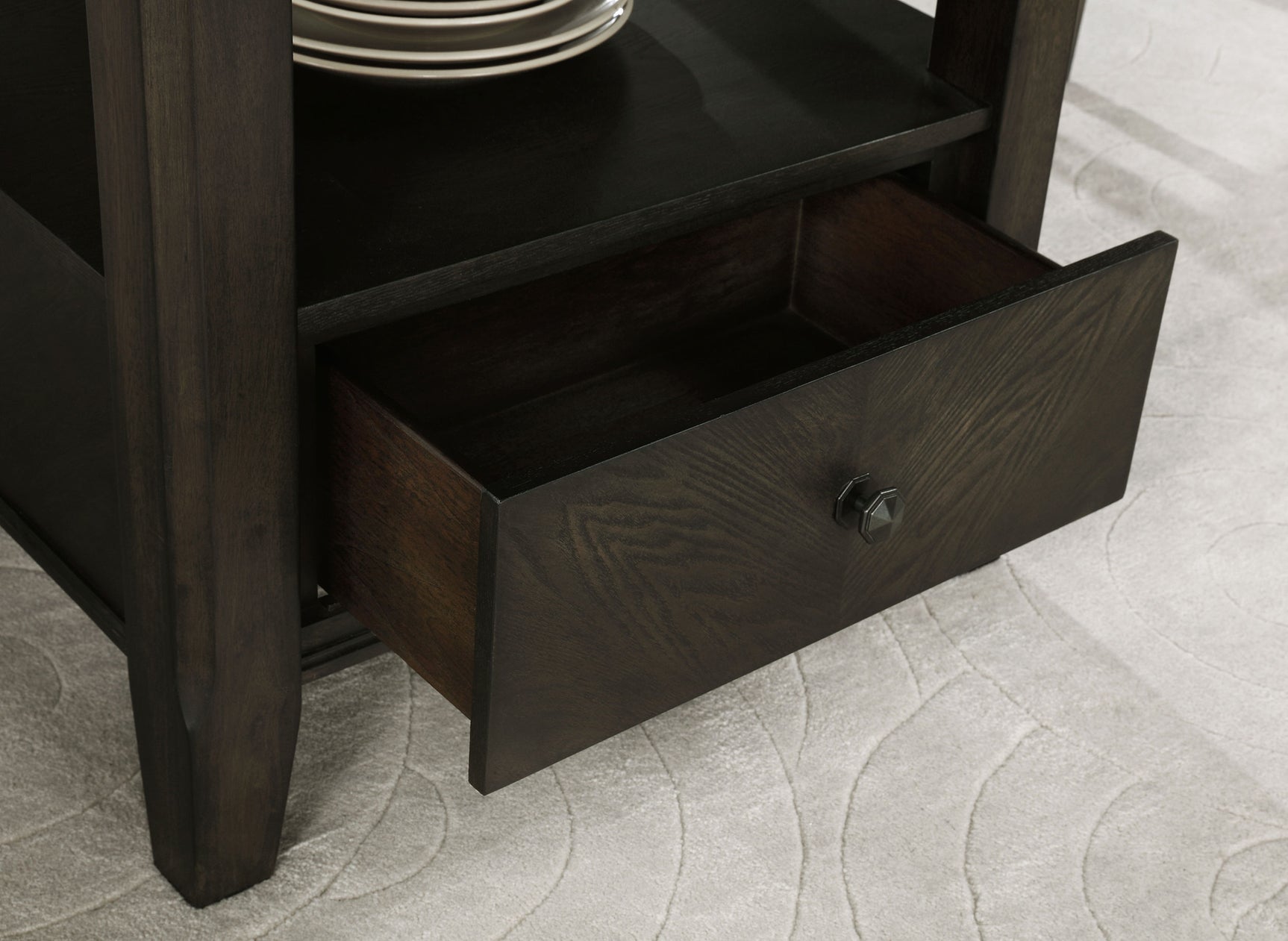 Twyla Dark Cocoa 60-inch Round Wood Dining Room Set