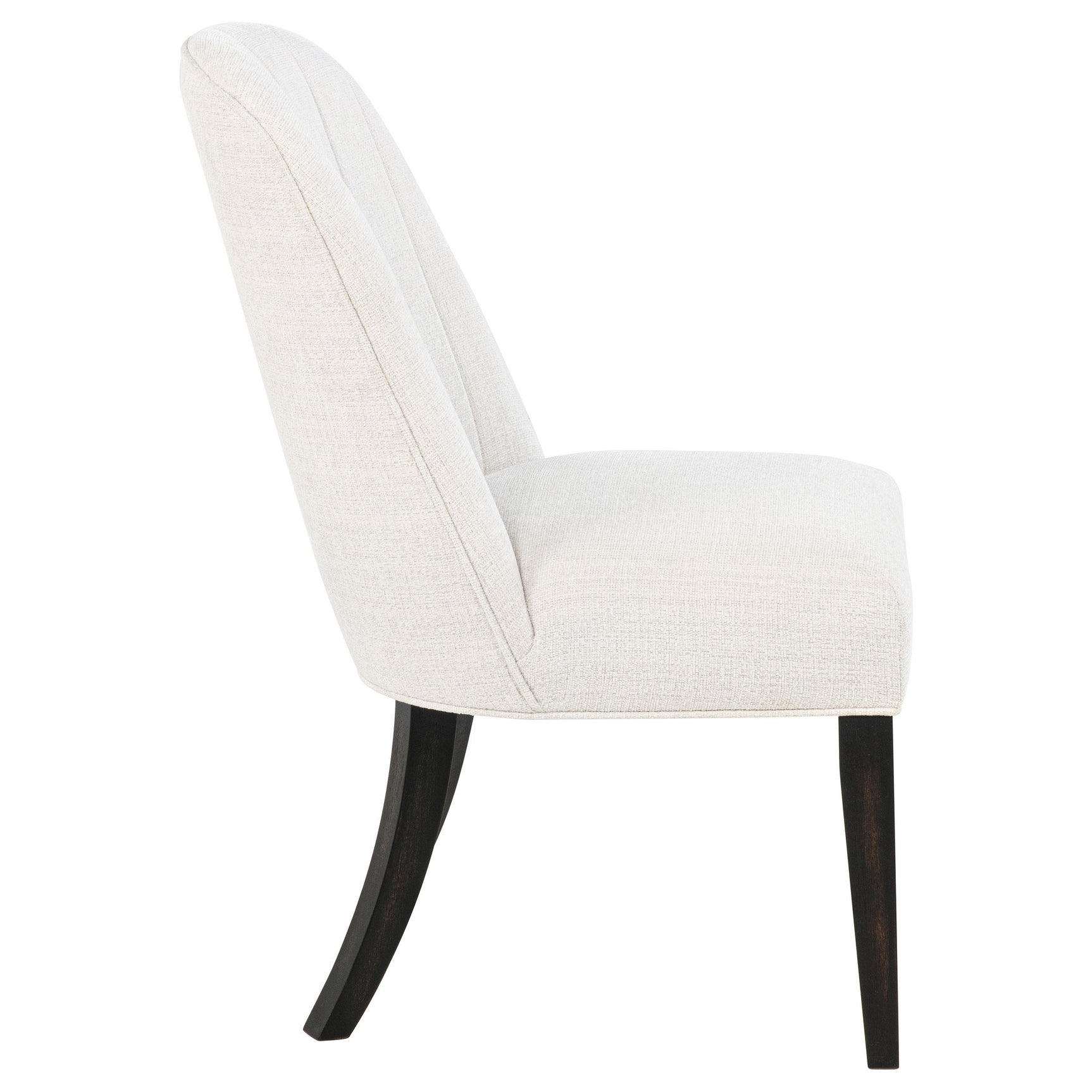 Leandro Upholstered Dining Side Chair Cream (Set of 2)