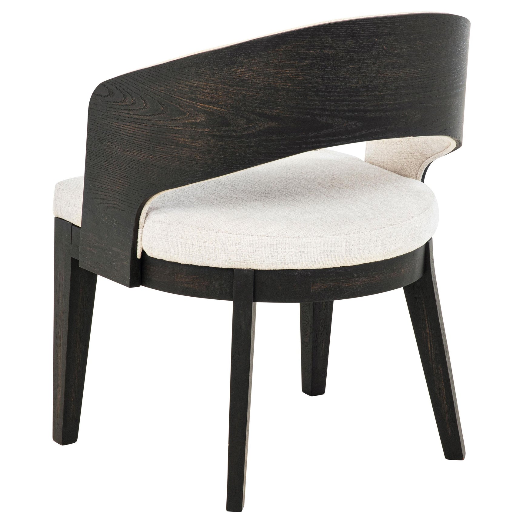 Leandro Upholstered Dining Arm Chair Cream (Set of 2)