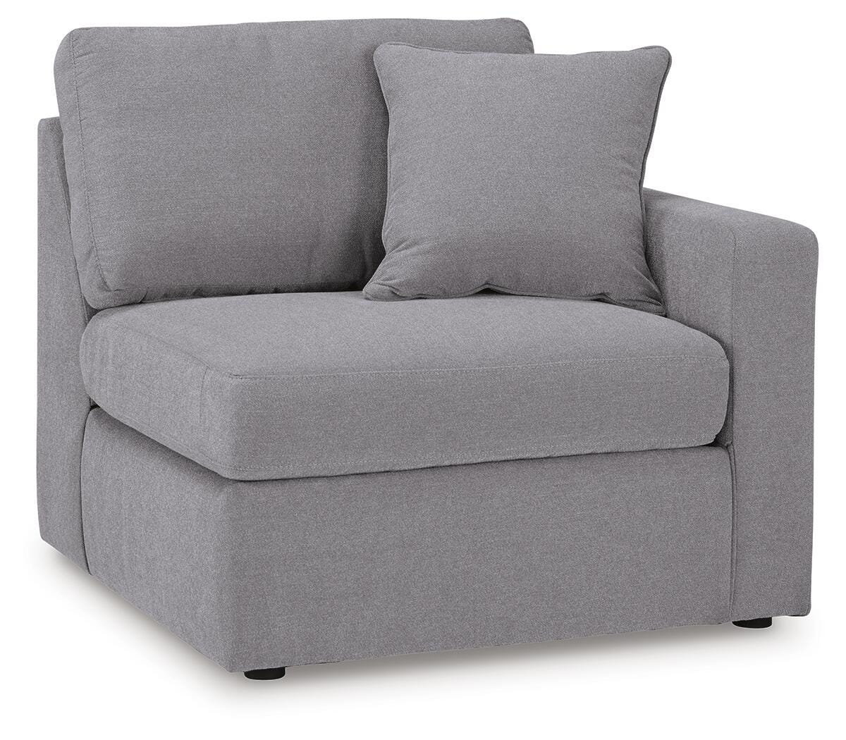 Modmax Granite 4-Piece Sectional Sofa — angled view