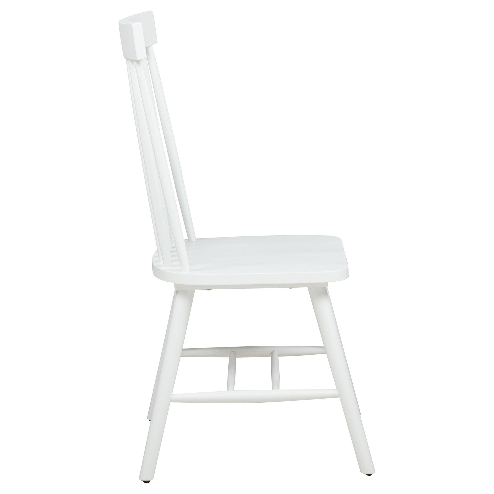 Andrews Windsor Spindle Back Dining Side Chair White