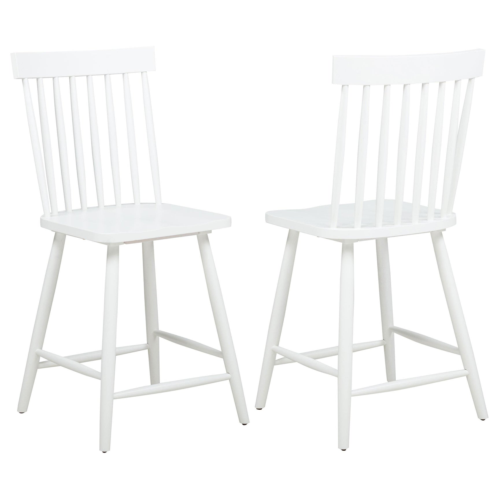 Andrews Windsor Counter Height Dining Side Chair White