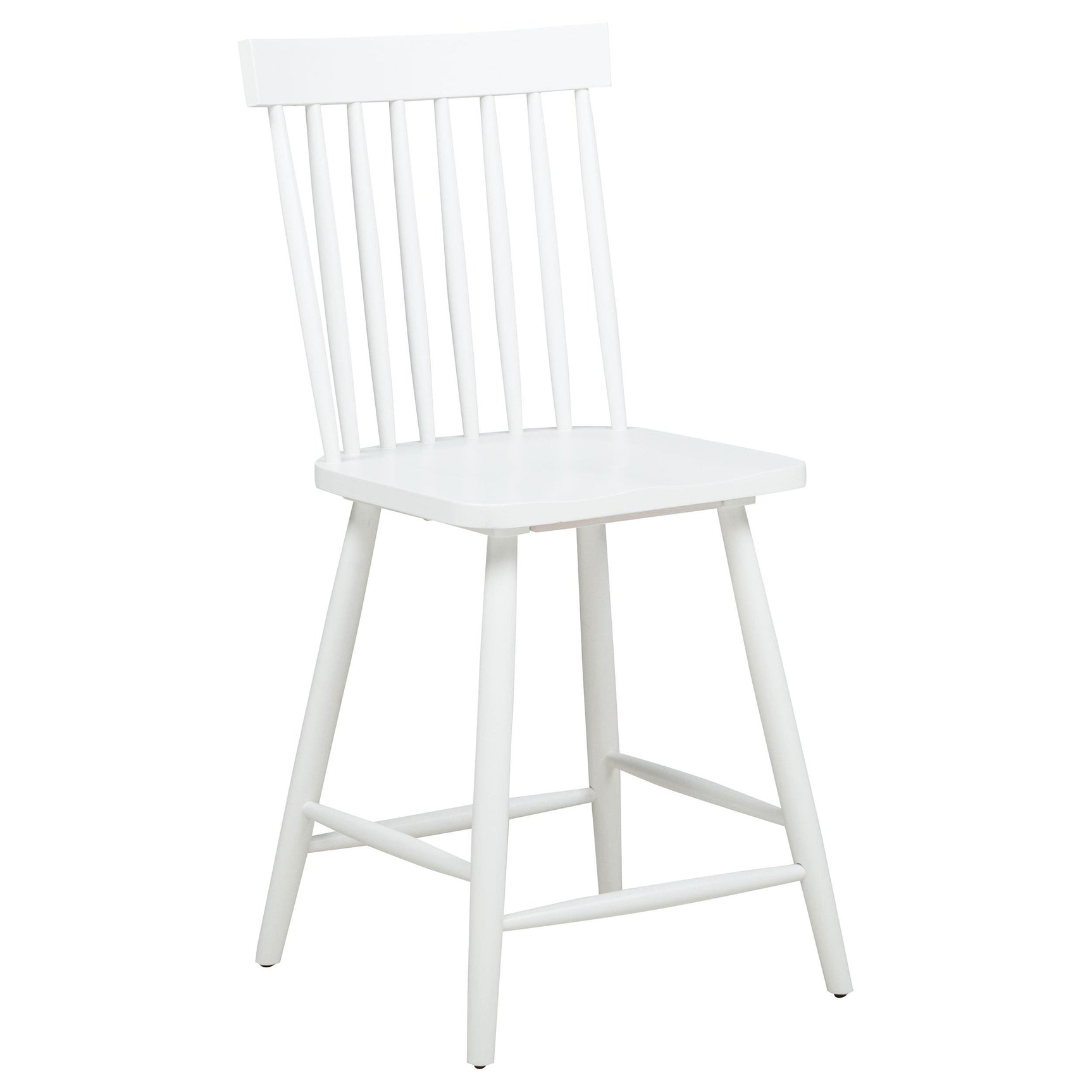 Andrews Windsor Counter Height Dining Side Chair White