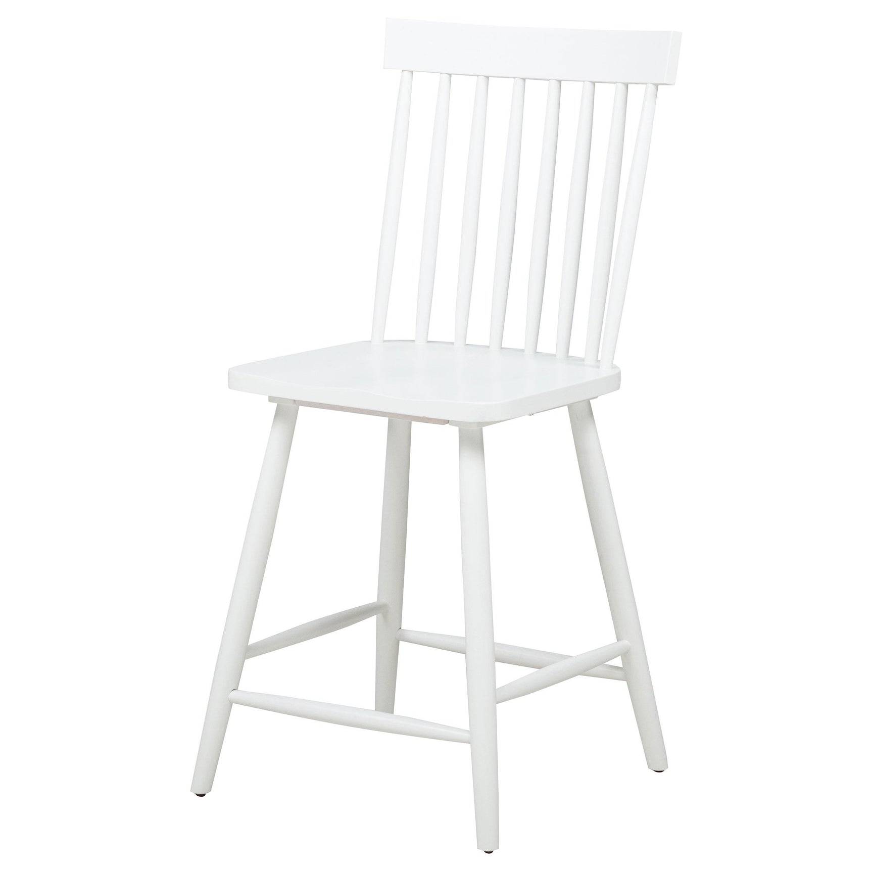 Andrews Windsor Counter Height Dining Side Chair White