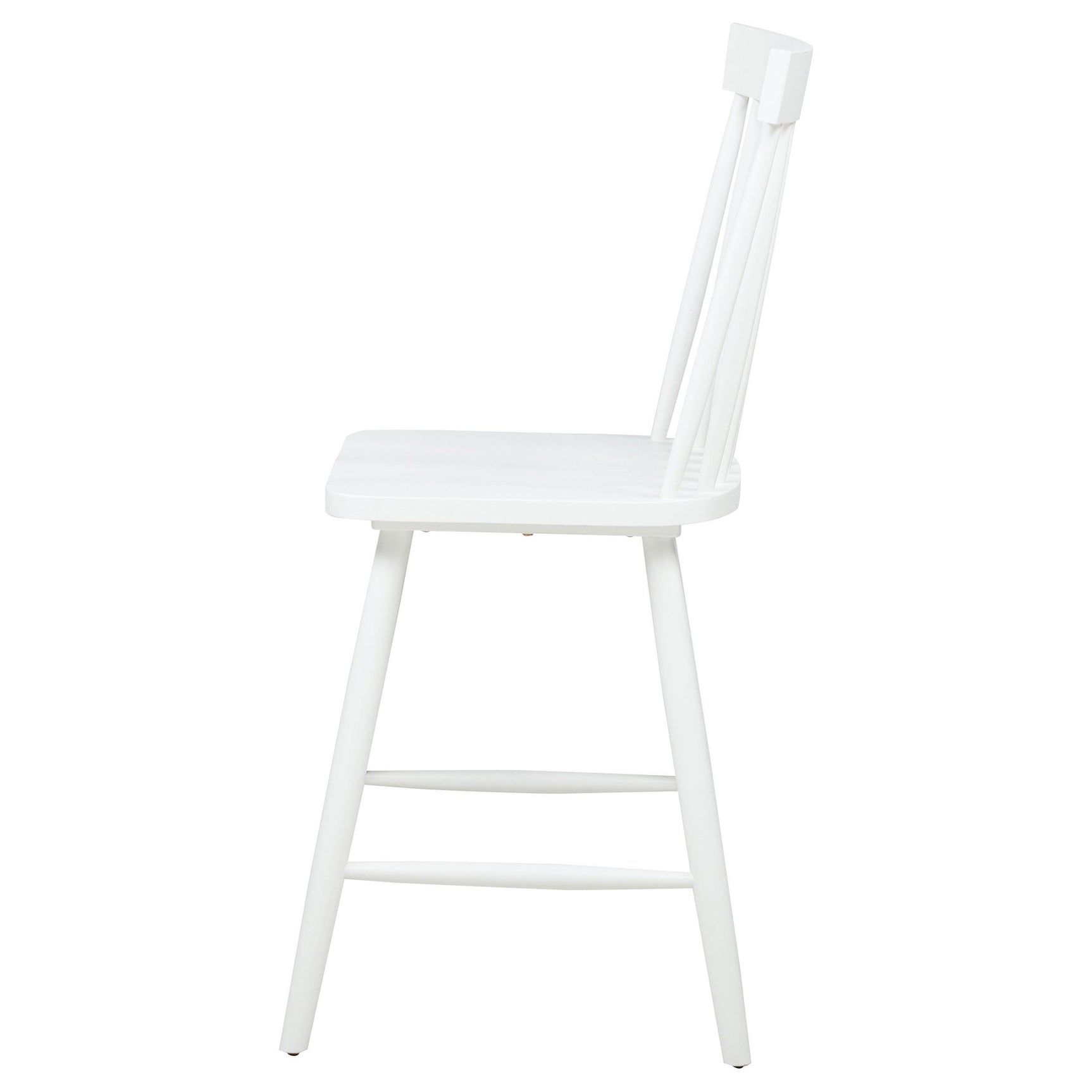 Andrews Windsor Counter Height Dining Side Chair White
