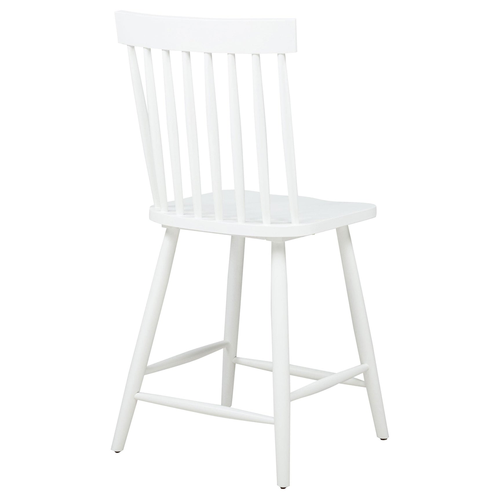 Andrews Windsor Counter Height Dining Side Chair White