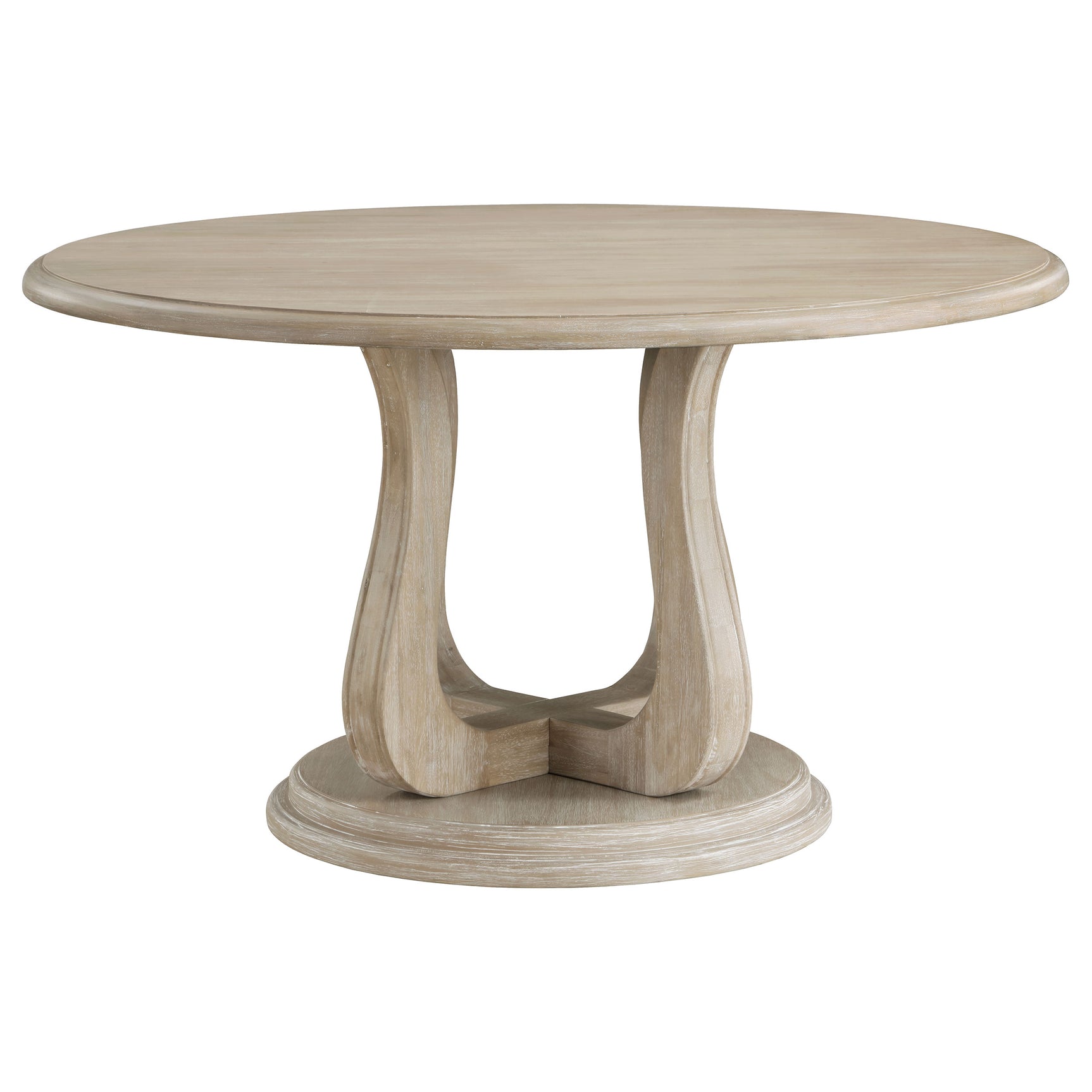 Trofello Whitewash Round Dining Room Set