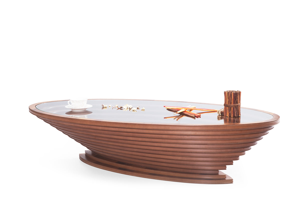 Alexa Walnut Coffee Table